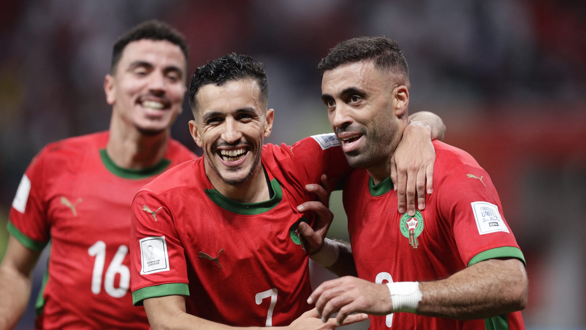 المغرب يفوز على الإمارات بثلاثية نظيفة ويتأهل لنهائي كأس العرب