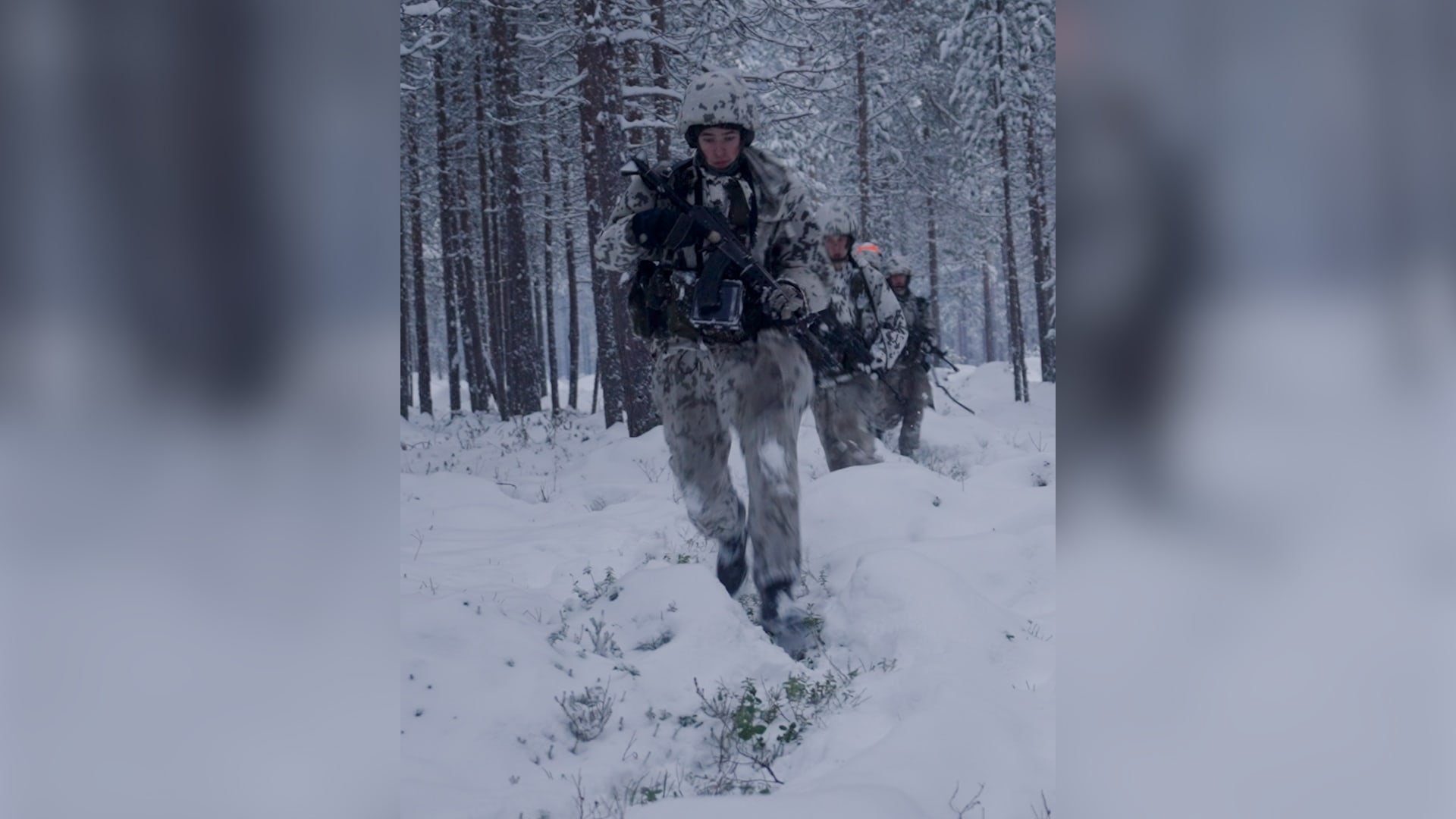 درجات تصل إلى سالب 40 مئوية.. شاهد استعدادات حرب محتملة مع روسيا في غابات الدائرة القطبية الشمالية