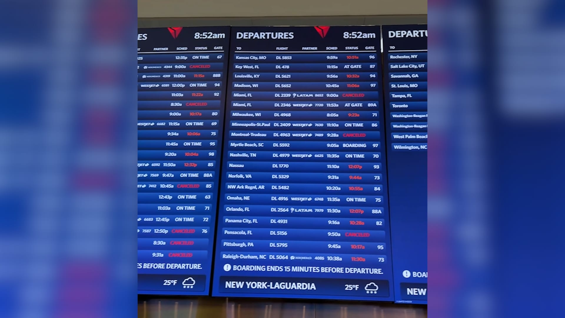 مع اقتراب أكثر أيام السفر ازدحامًا.. آلاف حالات التأخير والإلغاء للرحلات الجوية في مطارات نيويورك