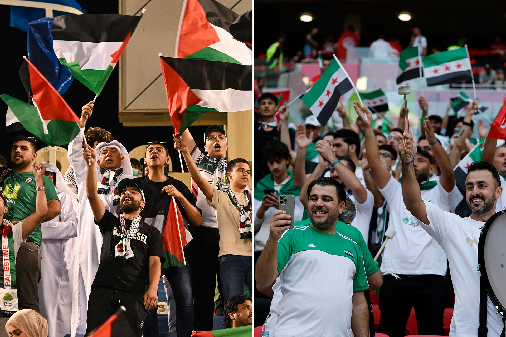 بالصور.. فوز تاريخي لفلسطين في كأس العرب والشرع يهنئ أبطال سوريا
