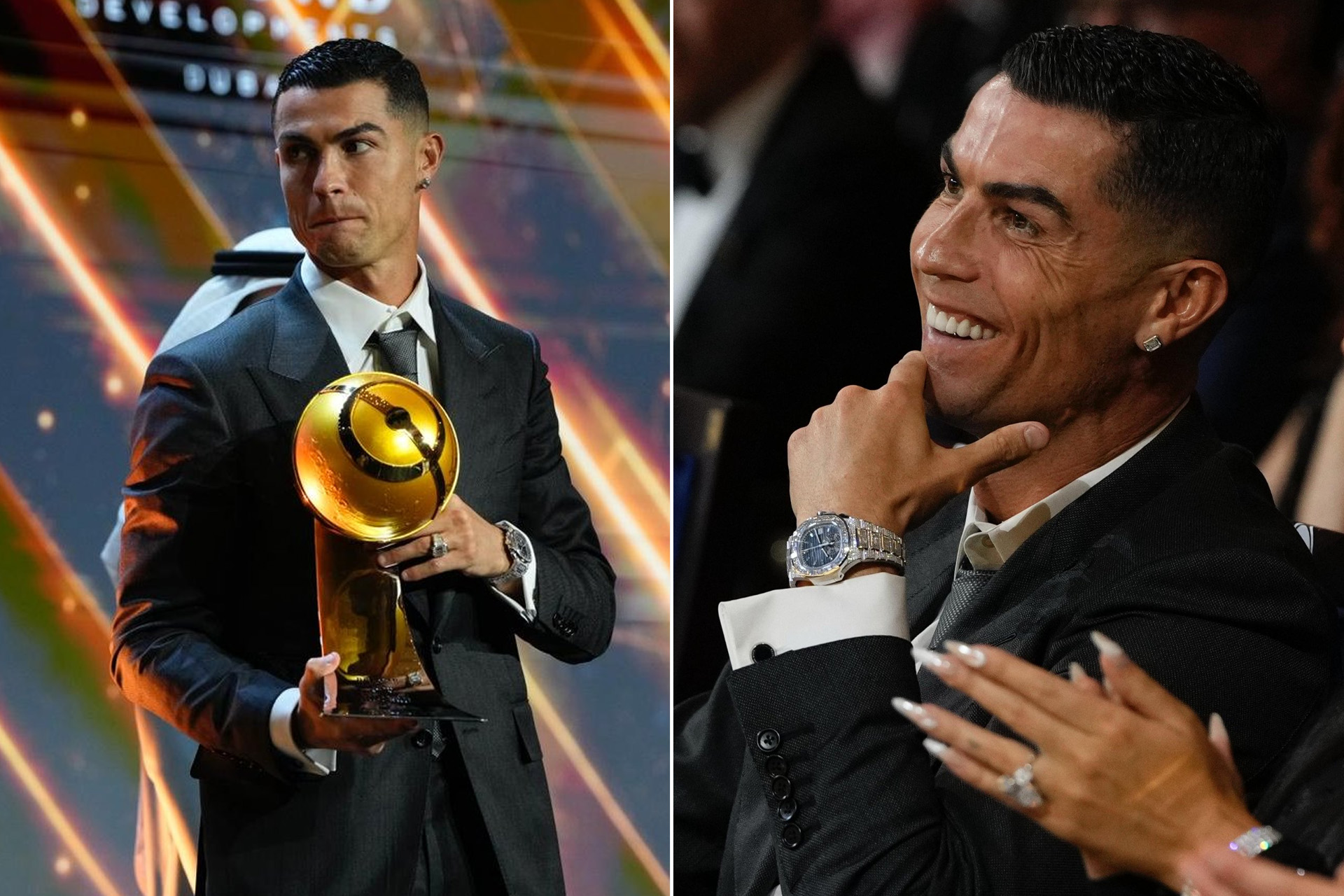 كريستيانو رونالدو يخطف الأنظار بساعة نادرة قيمتها 700 ألف يورو