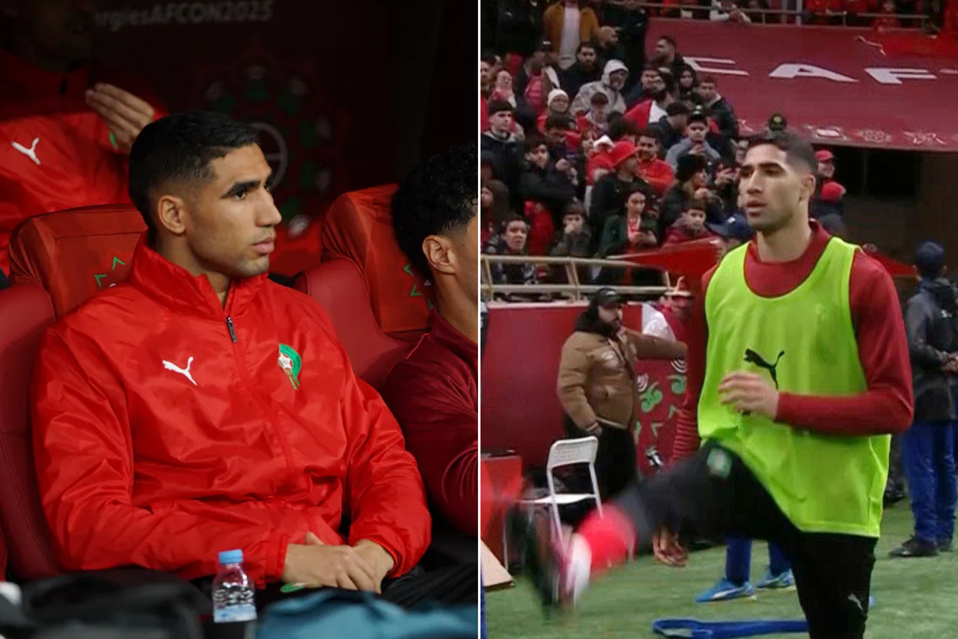 لماذا لم يشارك حكيمي مع المغرب ضد مالي رغم قيامه بالإحماء؟