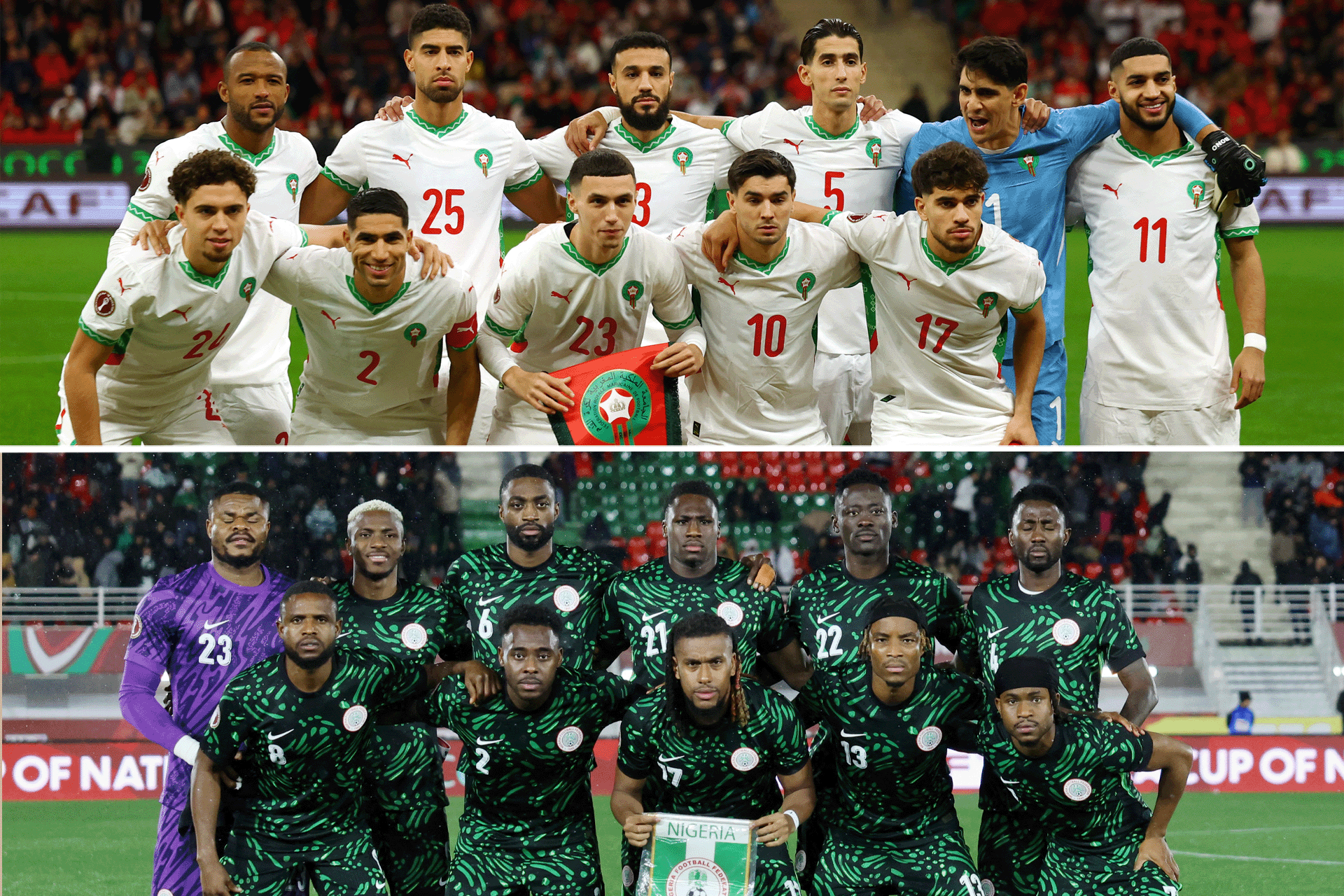 المغرب ضد نيجيريا في كأس أمم أفريقيا.. الموعد والقنوات الناقلة