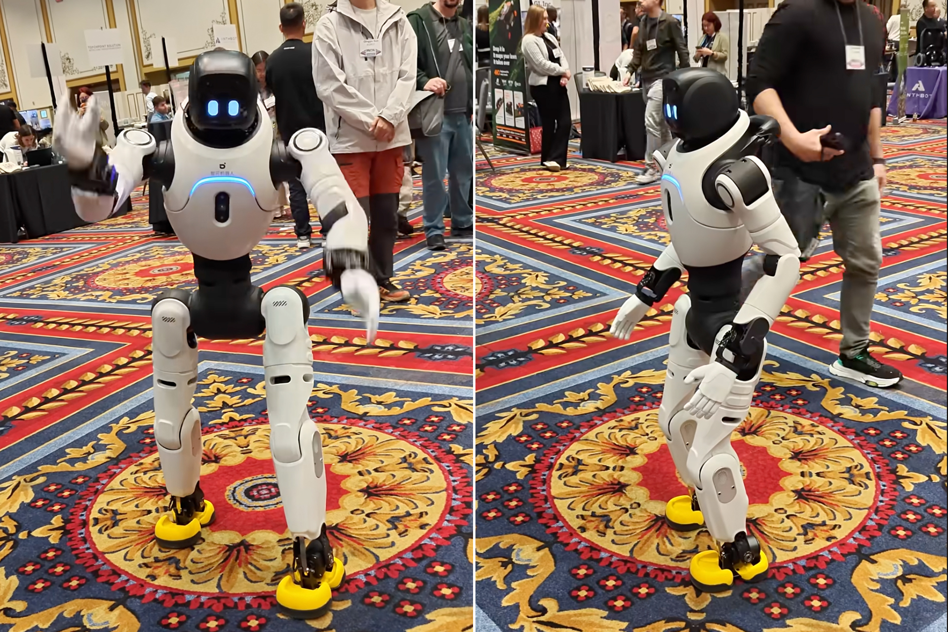 الروبوتات الصينية تغزو معرض الإلكترونيات الاستهلاكية بأميركا