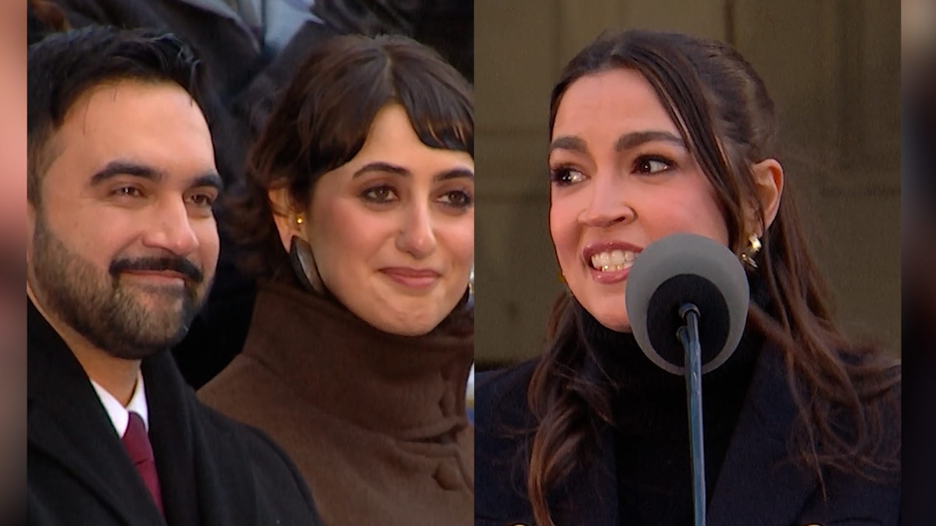 أول عمدة مهاجر منذ أكثر من قرن.. شاهد كورتيز تُقدّم ممداني في حفل التنصيب