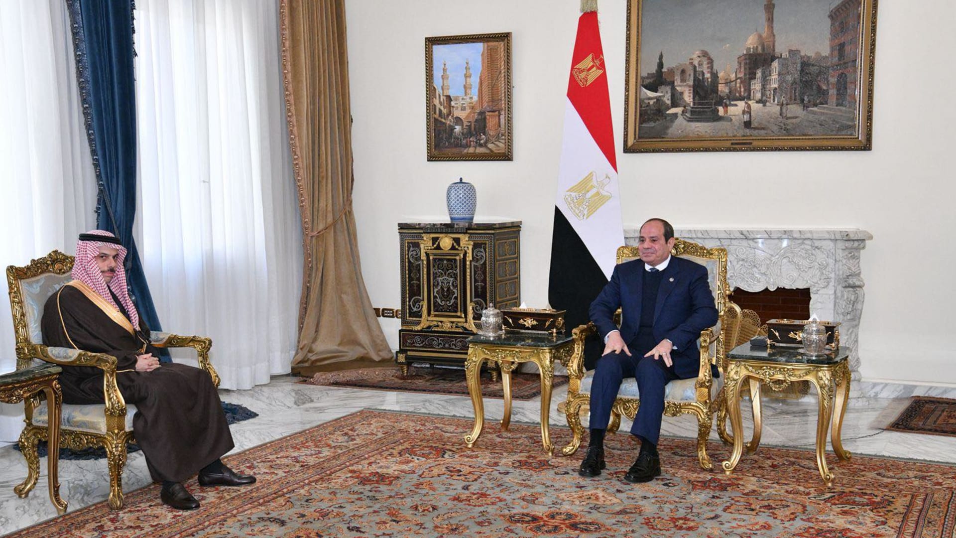 بعد لقاء السيسي وفيصل بن فرحان.. تأكيد مصري سعودي على وحدة اليمن والسودان والصومال