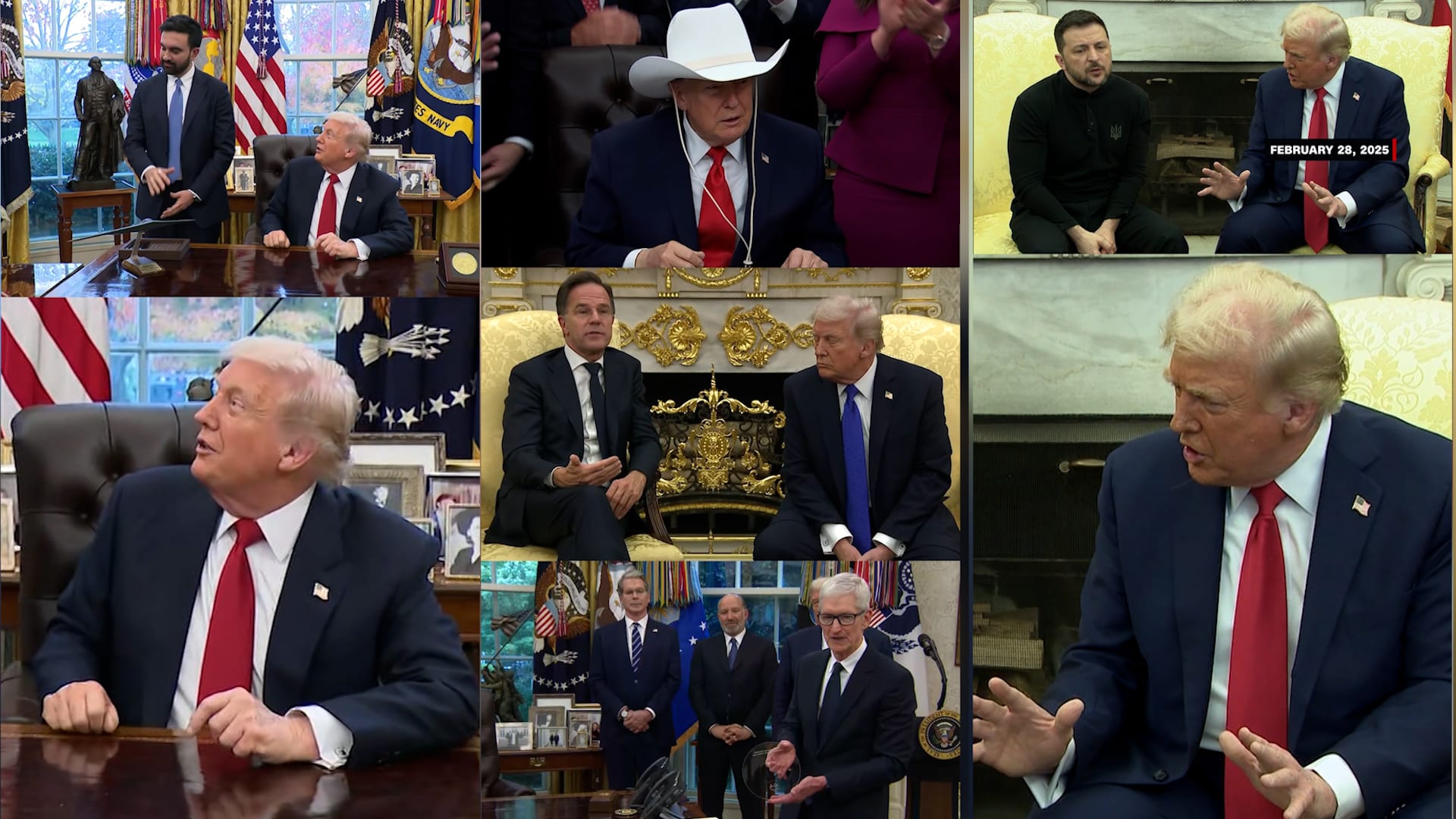 أغرب لحظات ترامب خلال عامه الأول في البيت الأبيض