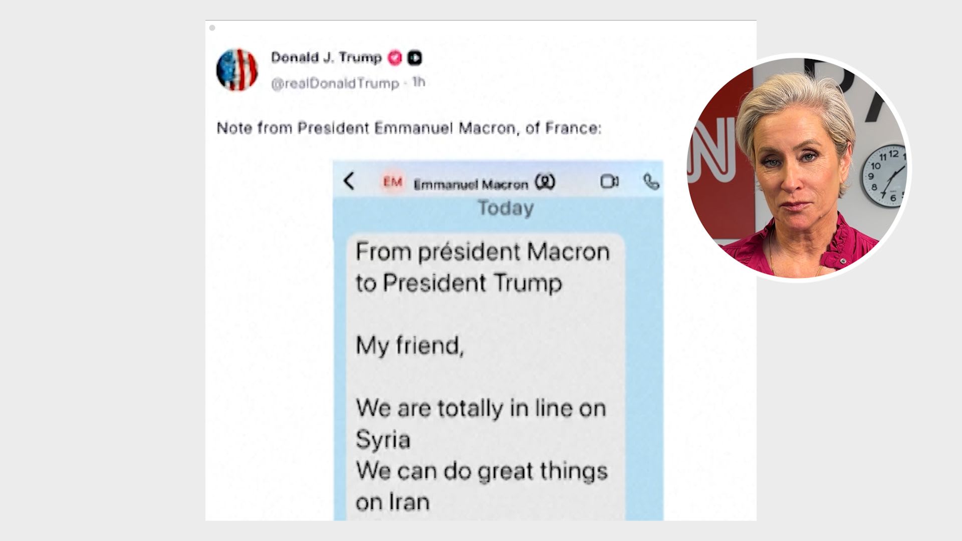 "لا أفهم ما الذي تفعله بغرينلاند".. ترامب ينشر رسالة خاصة من ماكرون