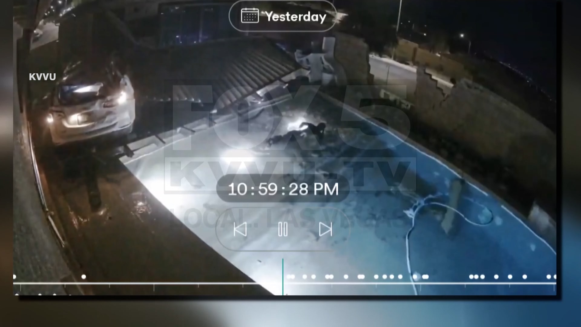 سائقة مخمورة في حوض سباحة منزل.. كاميرا تكشف كيف وصلت هناك