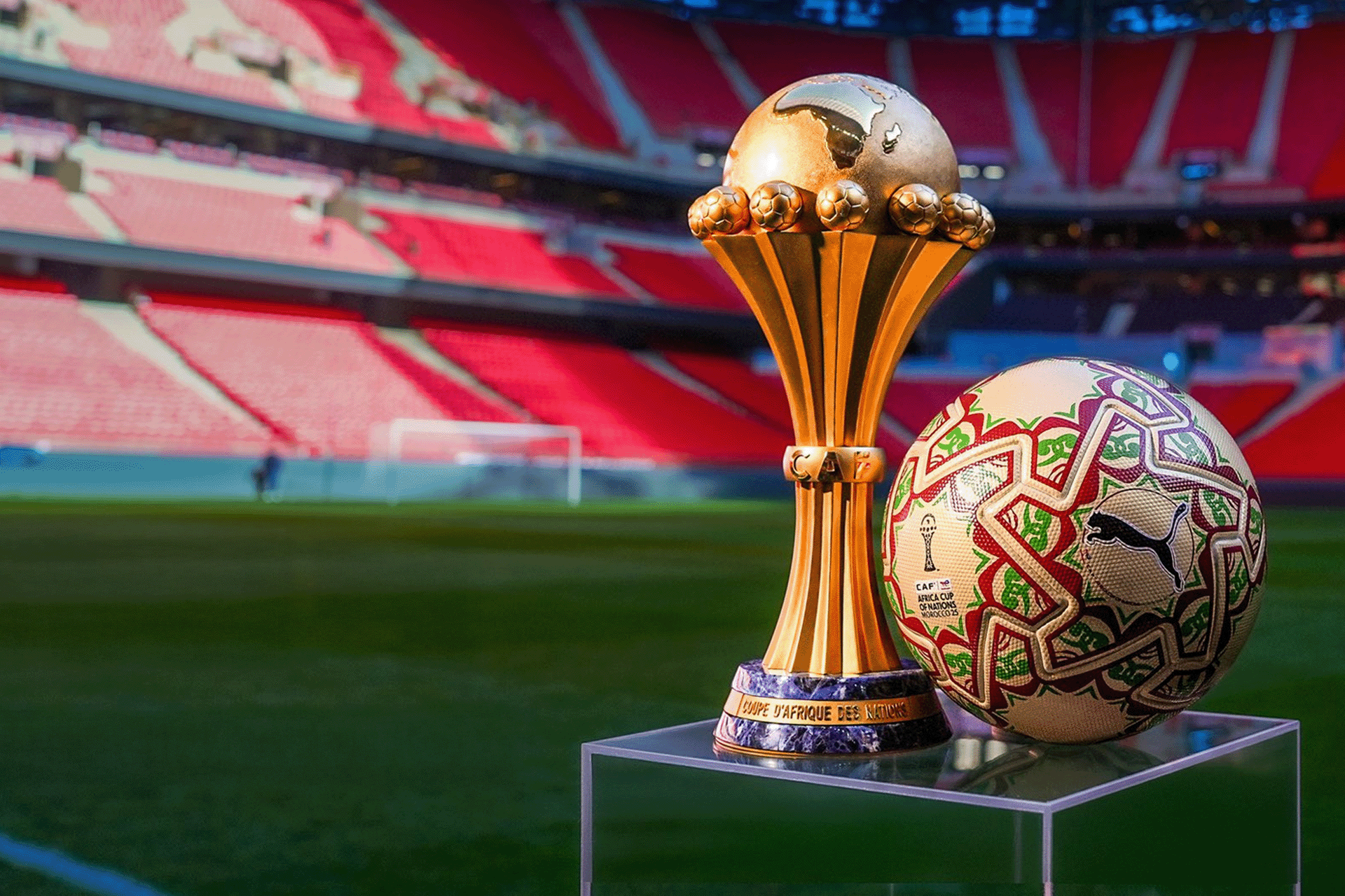 "كاف" يزيح الستار عن كرة استثنائية لنهائي كأس أفريقيا