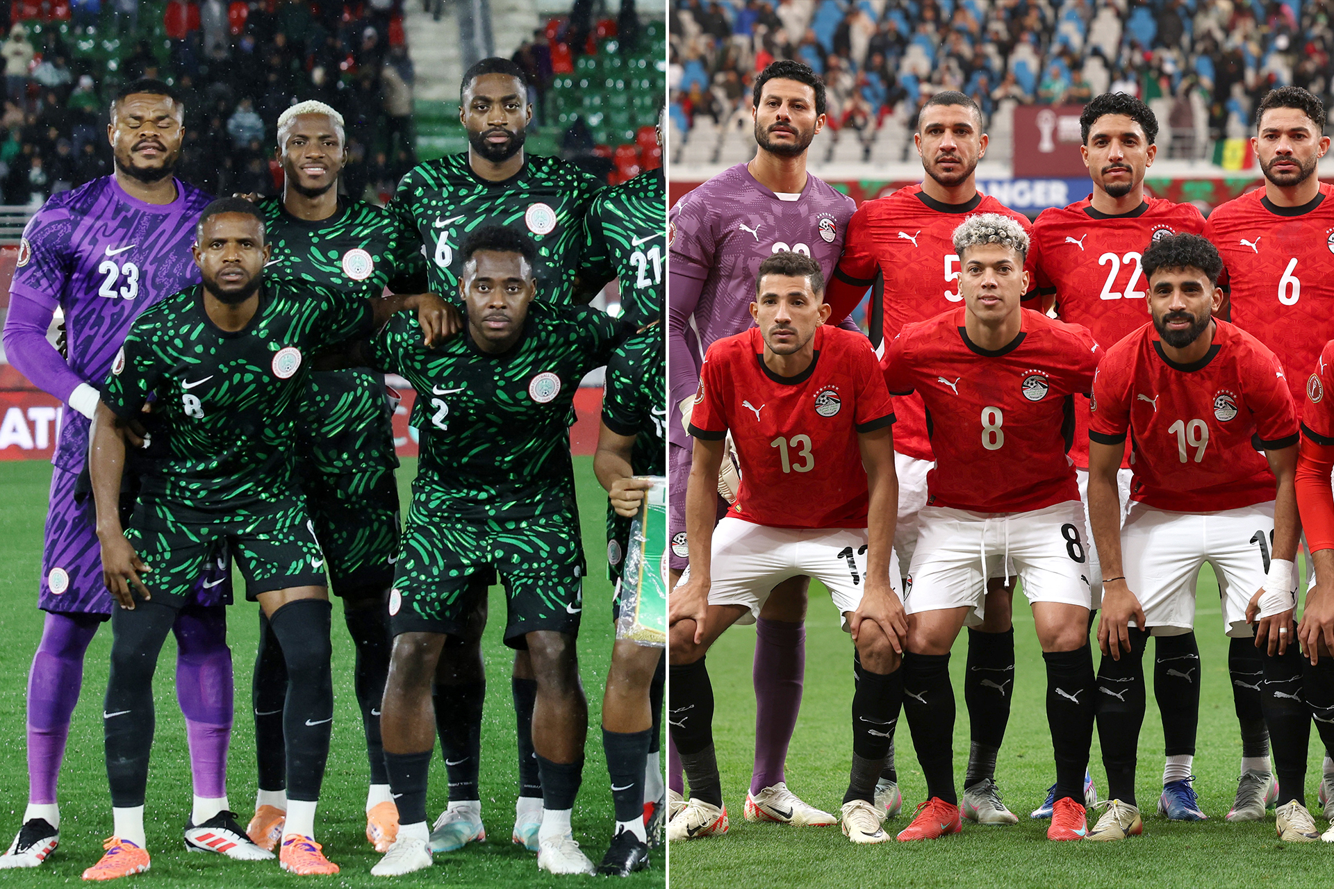 مباراة مصر ضد نيجيريا بكأس أفريقيا.. الموعد والقنوات الناقلة
