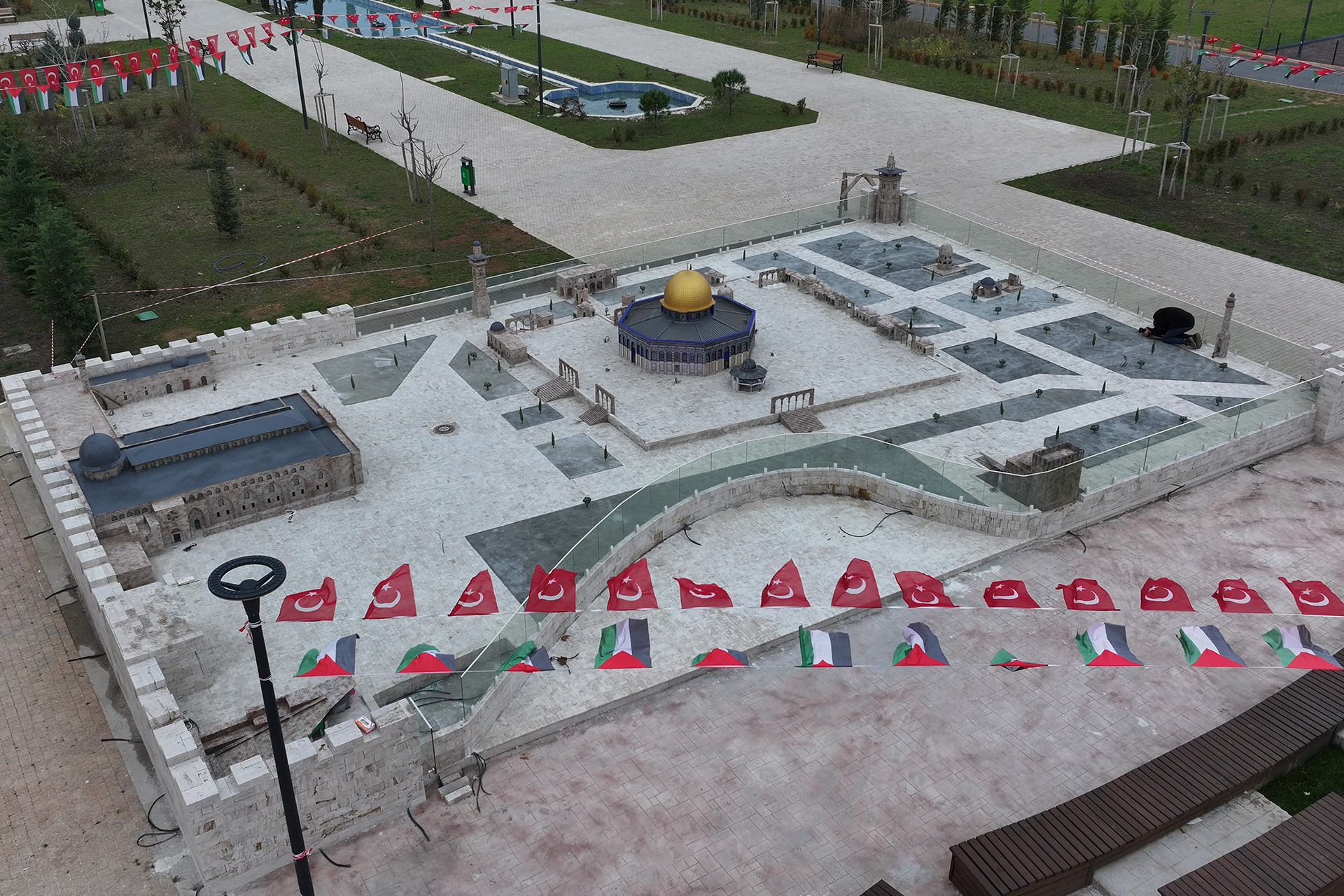 مجسّم المسجد الأقصى في طرابزون.. رسالة تضامن تركية مع القضية الفلسطينية