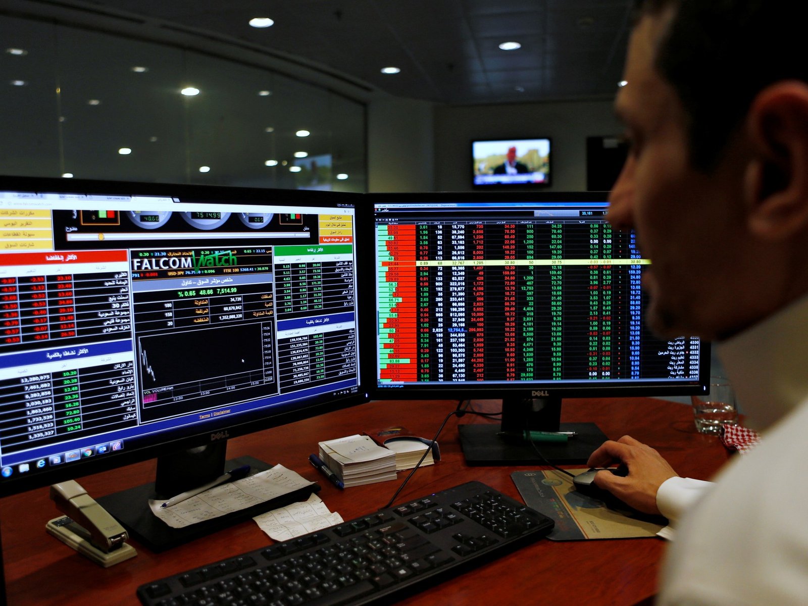 أداء متباين للبورصات العربية في تعاملات اليوم 4 STOCKS 1713104776