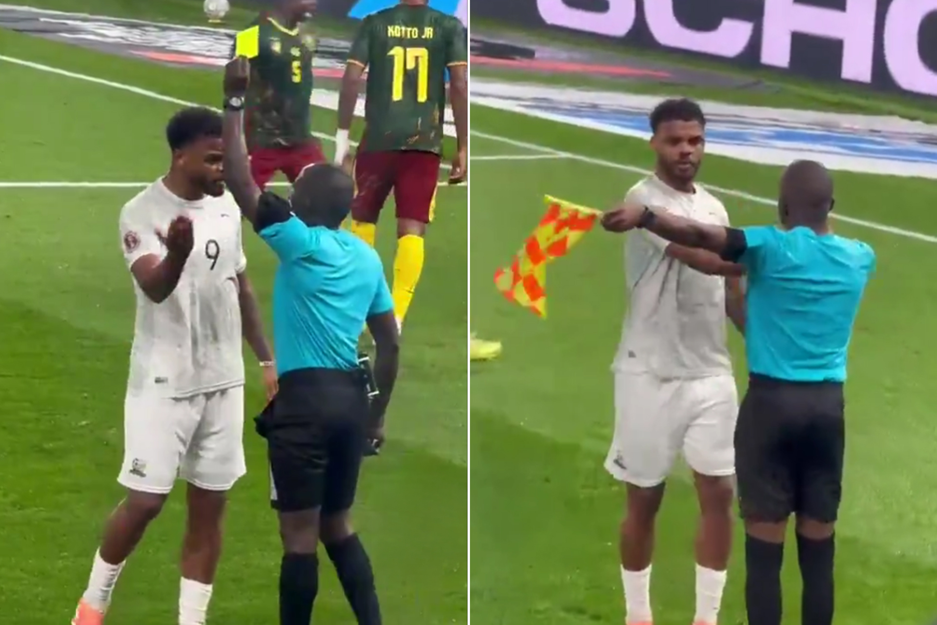 غرائب كأس أفريقيا.. لاعب يعتدي على الحكم وينجو من الطرد
