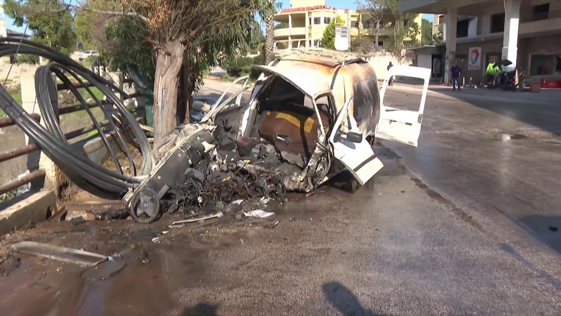 غارة إسرائيلية تستهدف سيارة في بلدة الخيام بجنوب لبنان