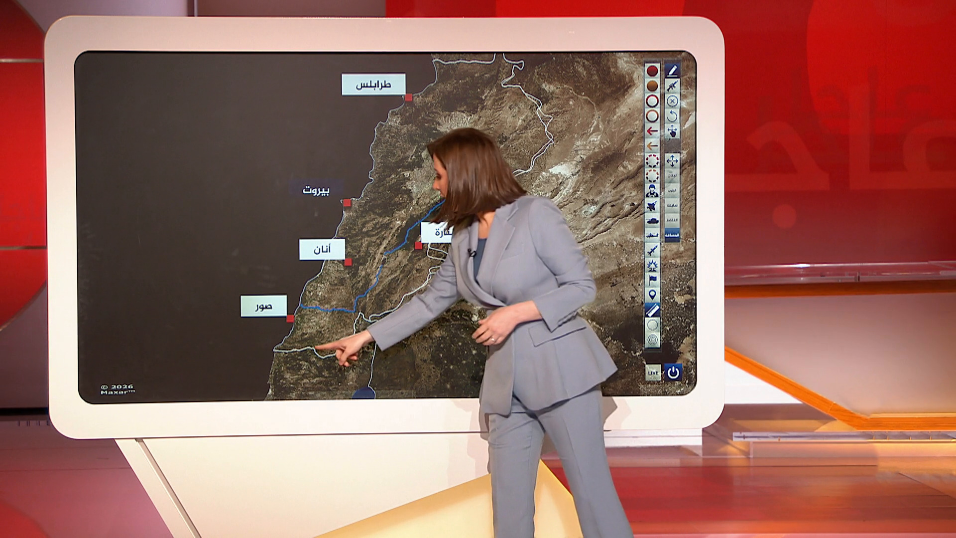 غارات إسرائيلية استهدفت عمق الجنوب اللبناني تفاصيلها عبر الخريطة التفاعلية