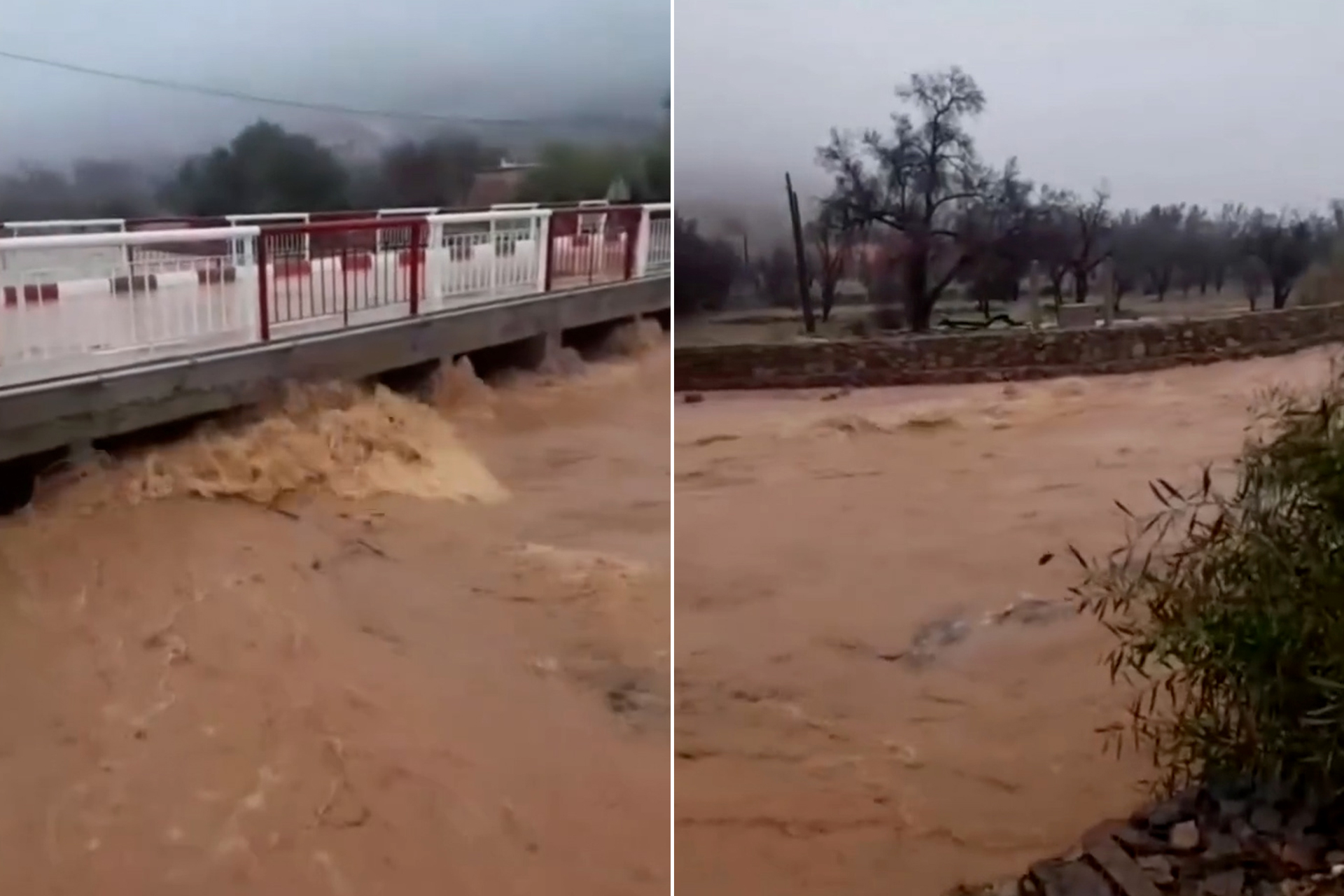 شاهد.. سيول تجتاح إقليم تيزنيت في المغرب والسلطات تعلق الدراسة