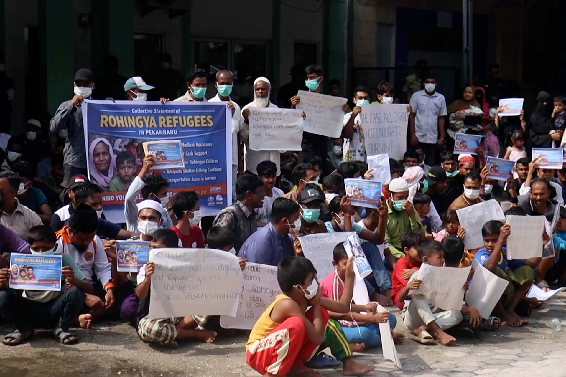 لاجئو الروهينغيا يحتجون من أجل حياة كريمة وحقوق متساوية