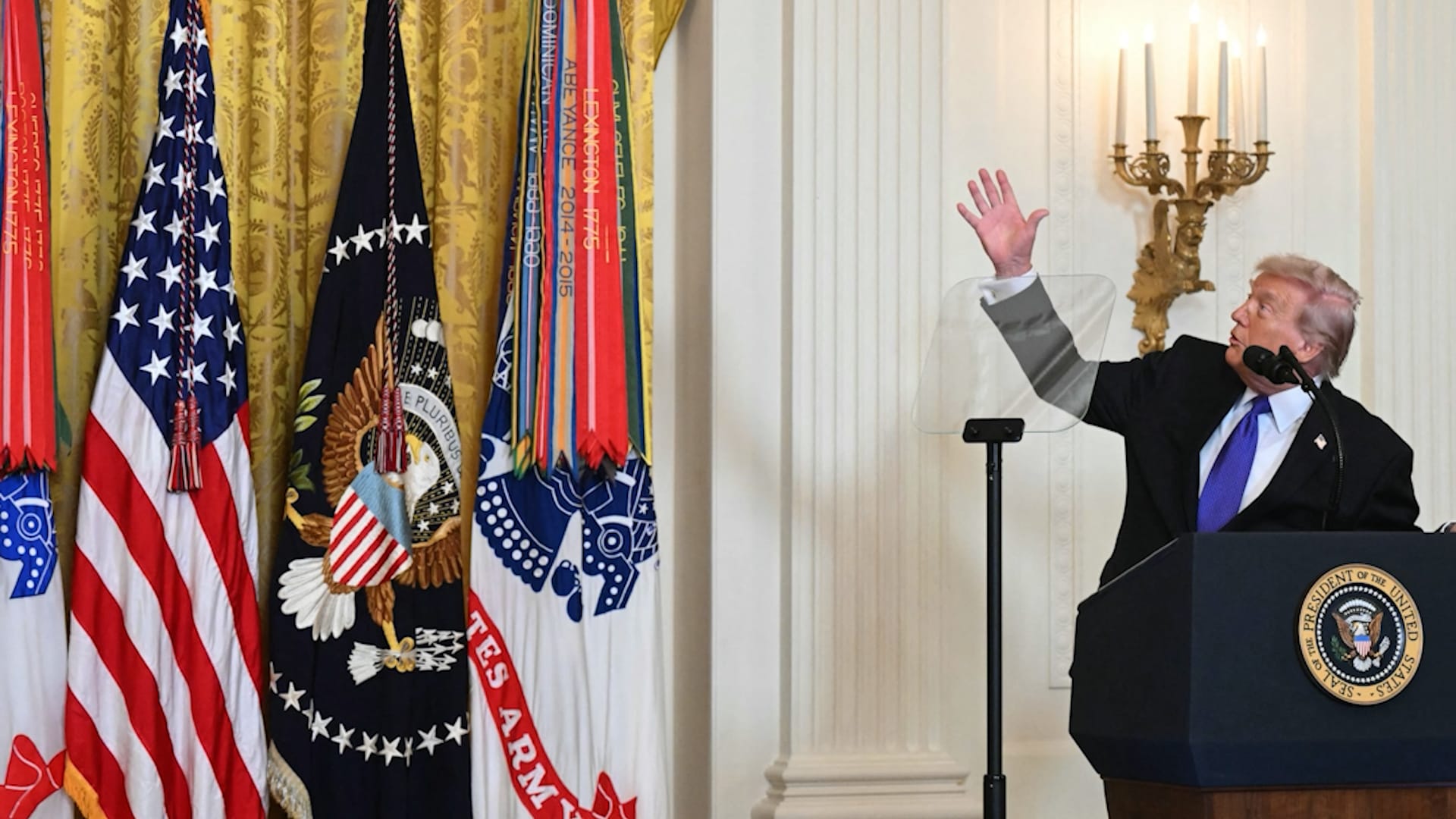 من الحرب إلى صيانة البيت الأبيض.. شاهد التحوّل المفاجئ بخطاب ترامب بشأن إيران