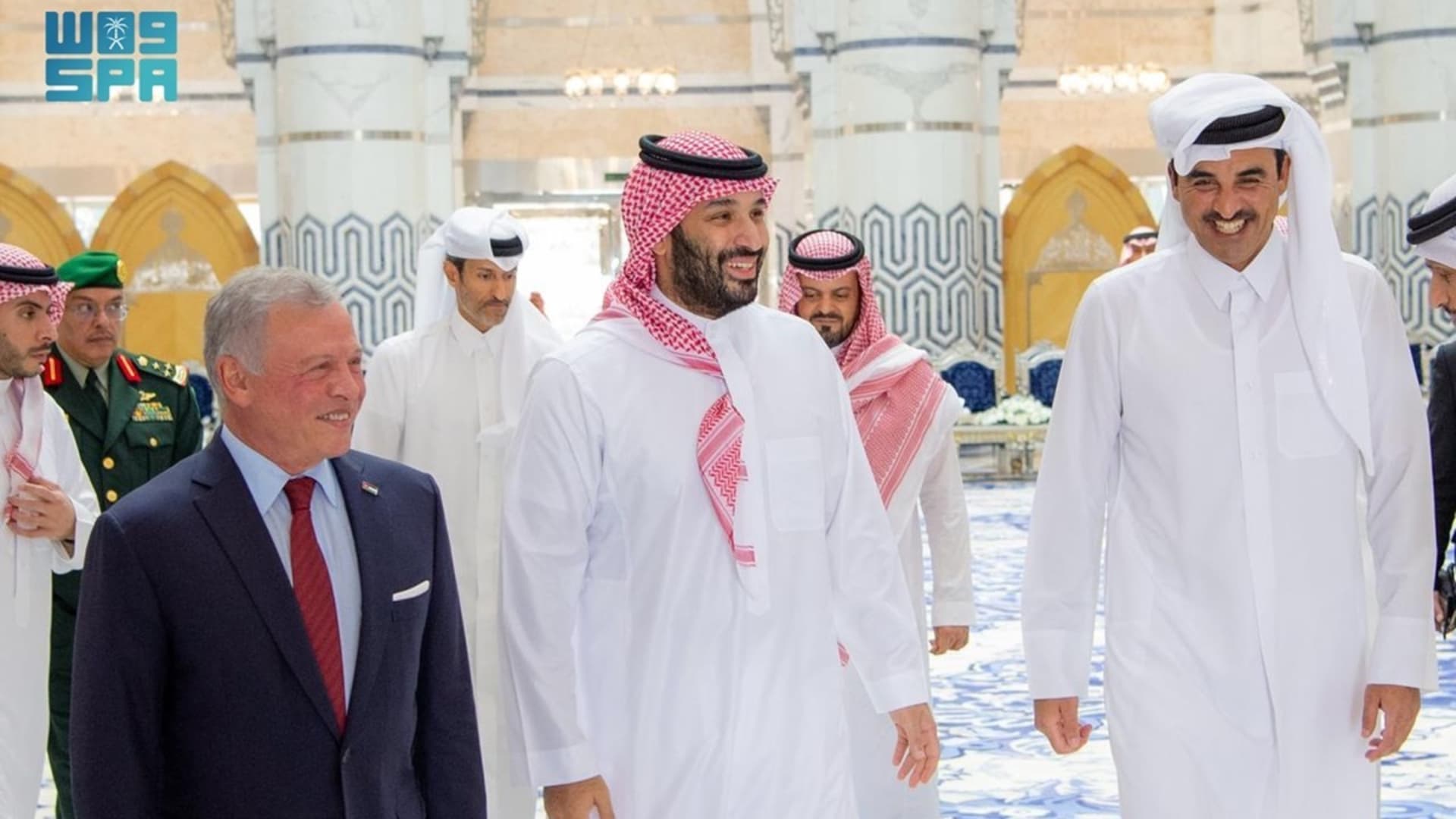 قادة السعودية وقطر والأردن يحذرون من مخاطر التصعيد بالمنطقة على أمن الطاقة