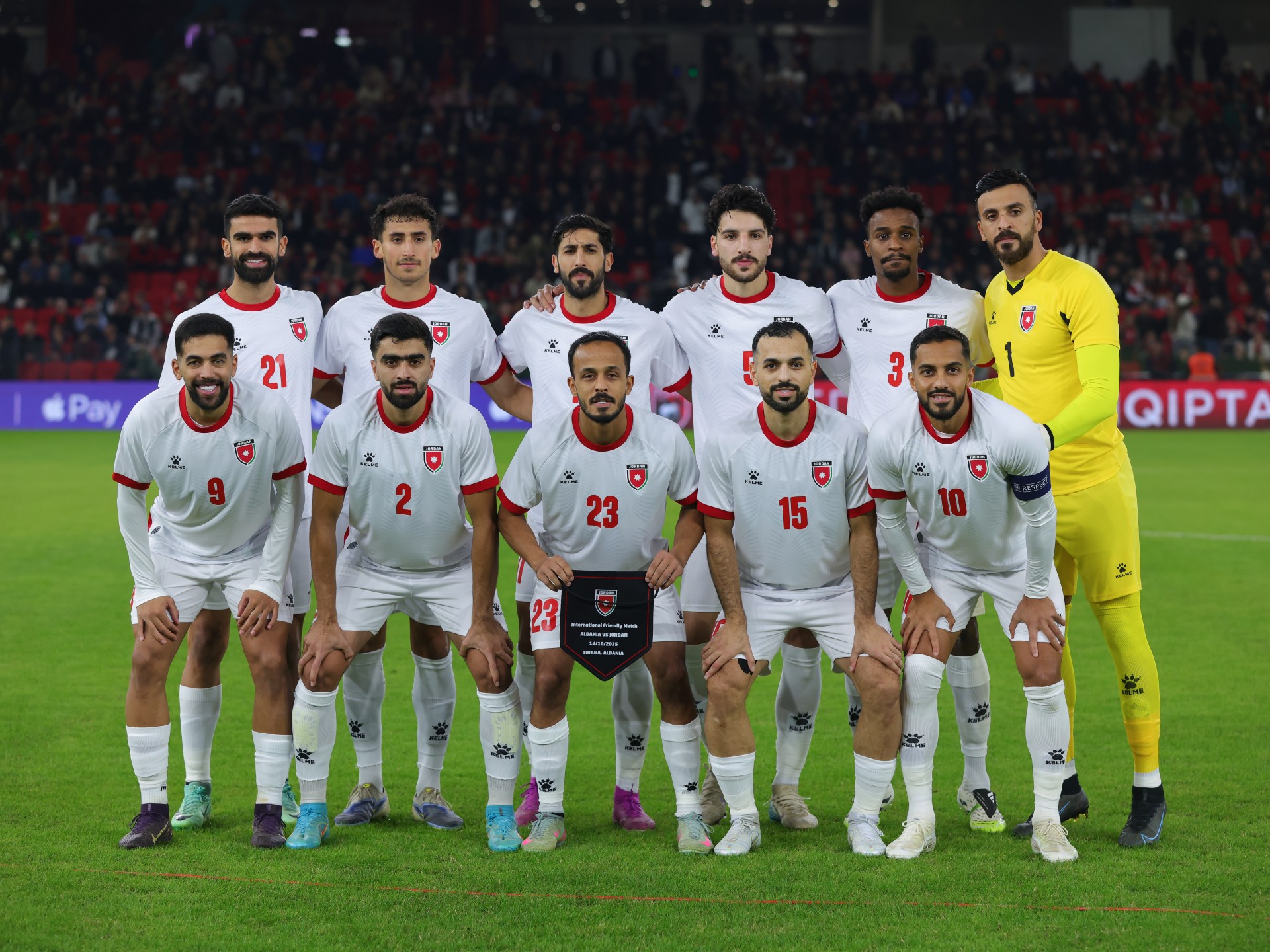 موعد مباراة الأردن ضد كوستاريكا الودية والقنوات الناقلة