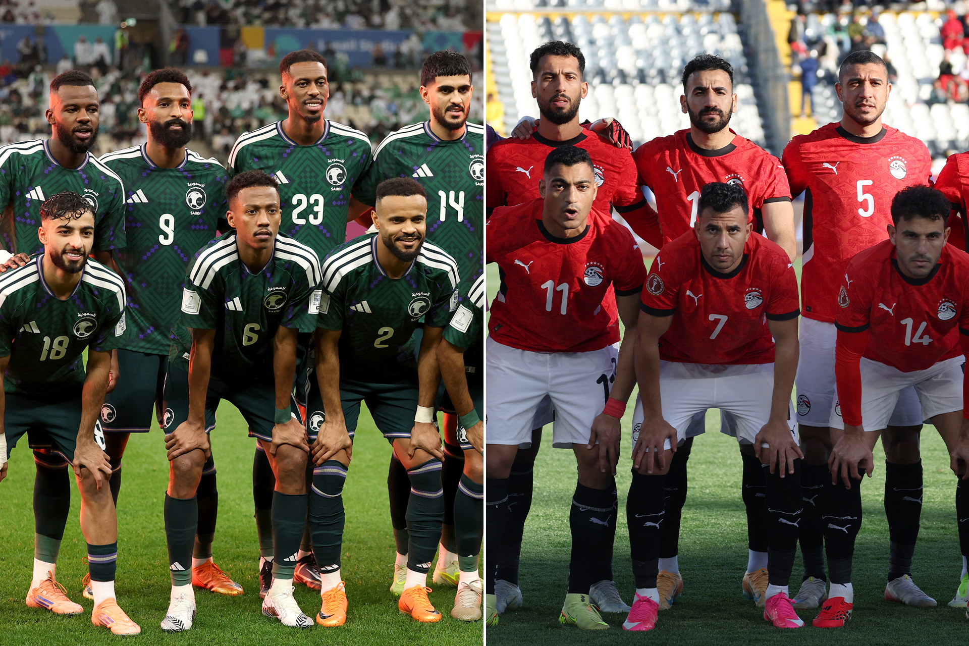 مباراة السعودية ومصر الودية.. الموعد والقنوات الناقلة