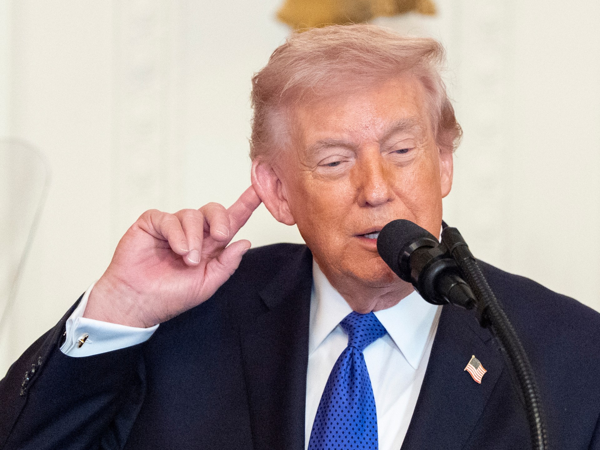 ترمب: لا أخشى إرسال قوات لإيران والموجة الكبيرة لم تحدث بعد