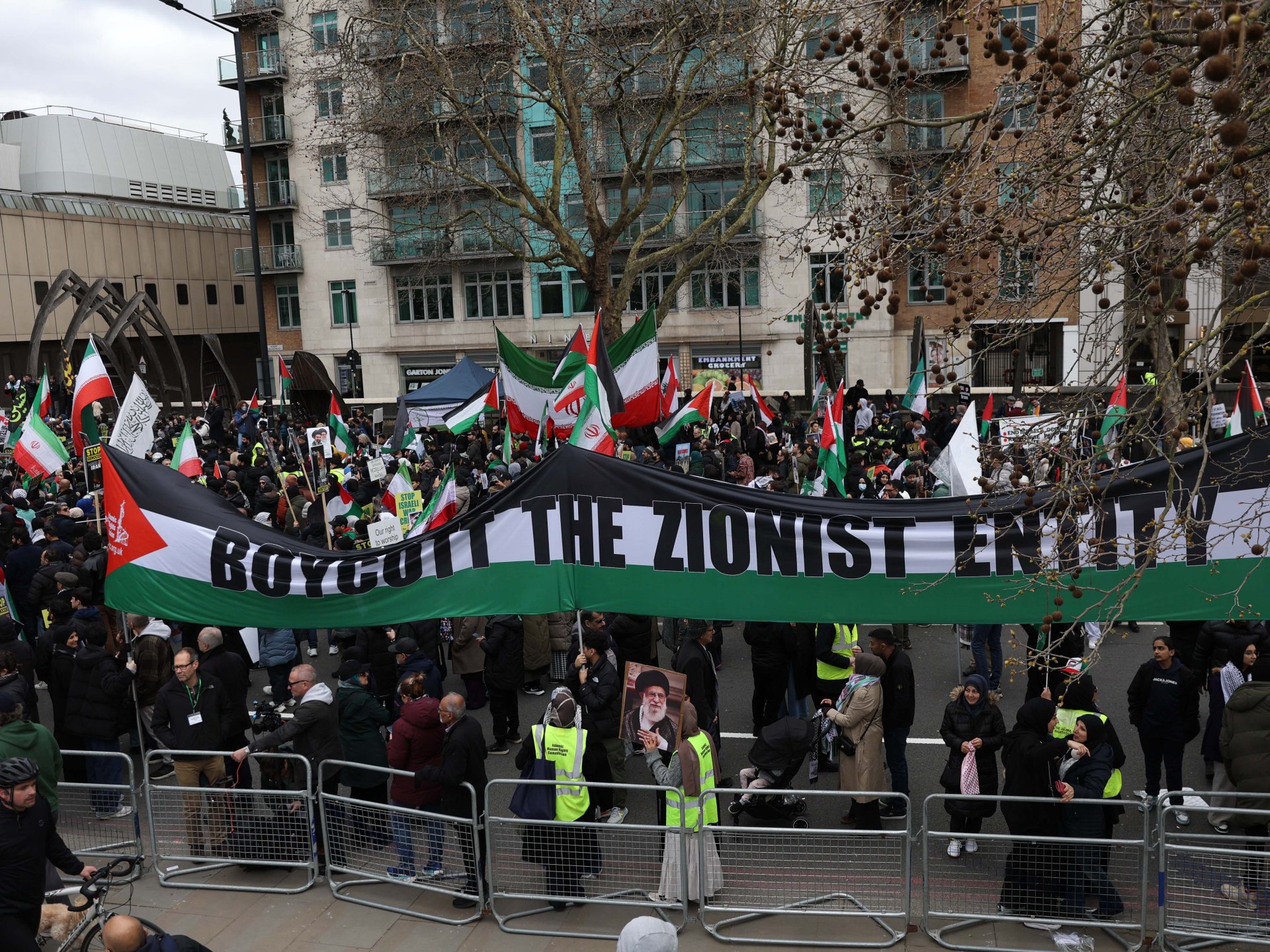 مظاهرات أوروبية ضد دعم إسرائيل والحرب على إيران