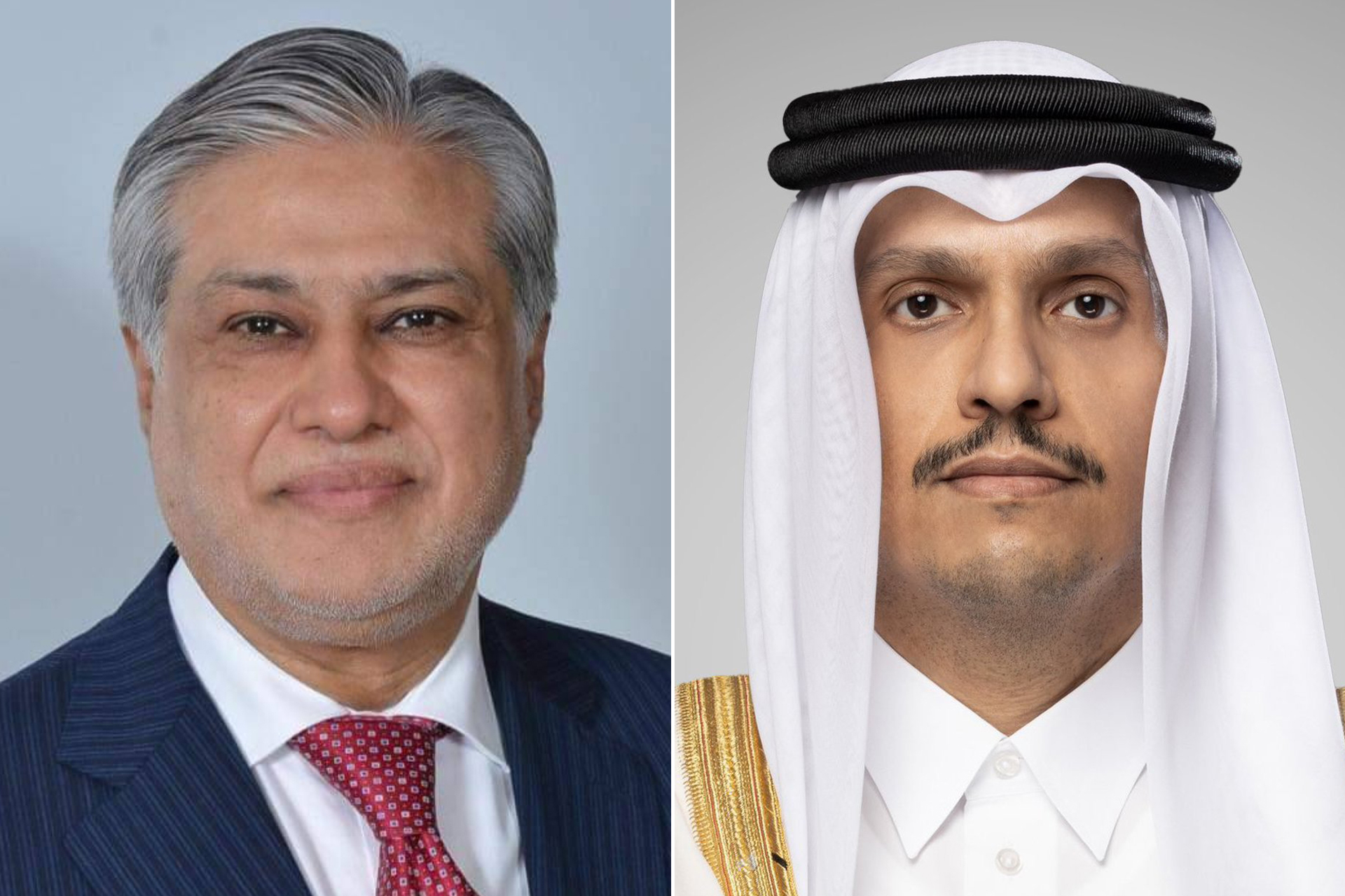 رئيس الوزراء القطري يبحث تطورات المنطقة في اتصال مع وزير خارجية باكستان