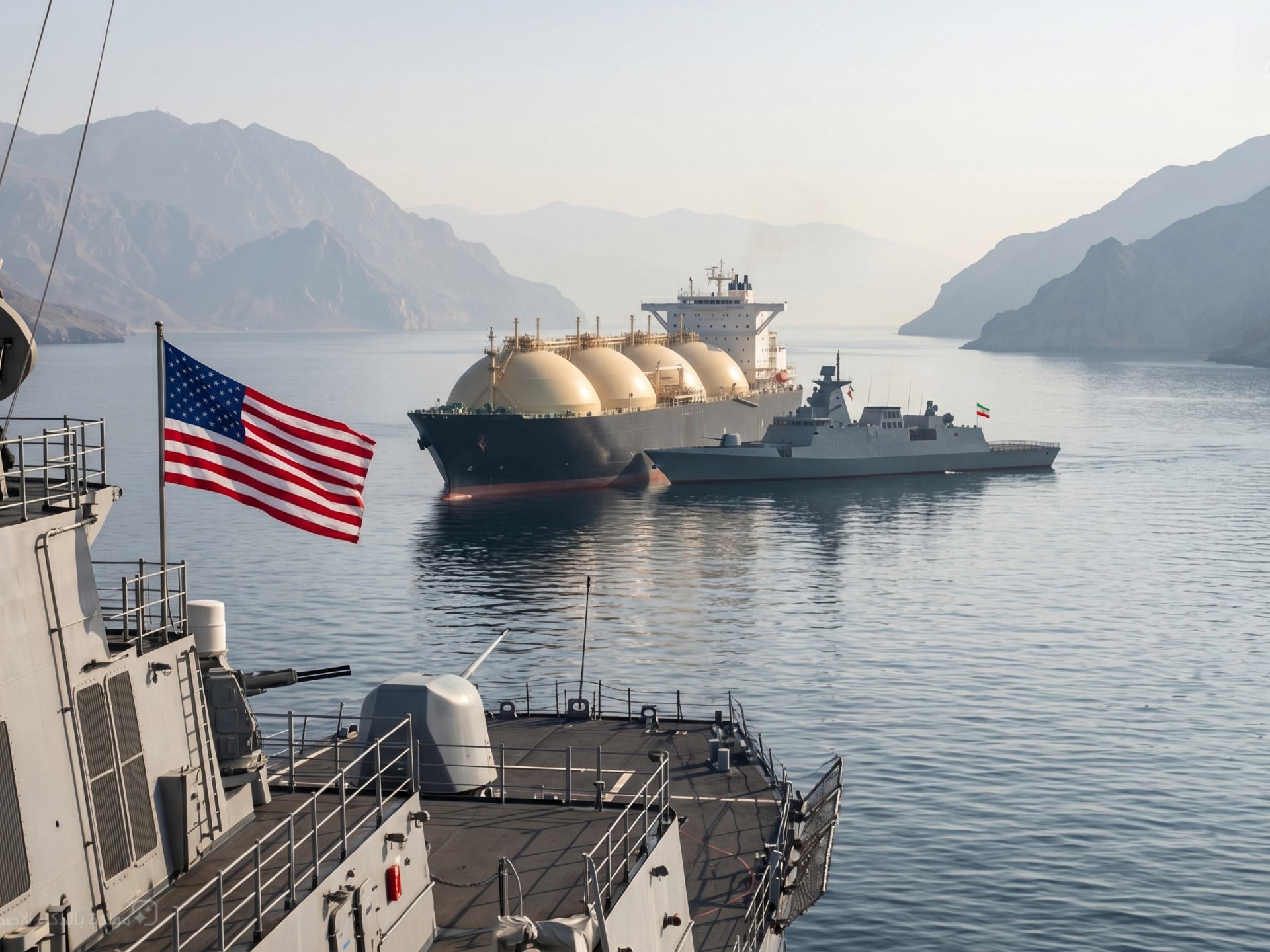 تهديدات أمريكية بالاستيلاء على سفن مرتبطة بإيران بمضيق هرمز