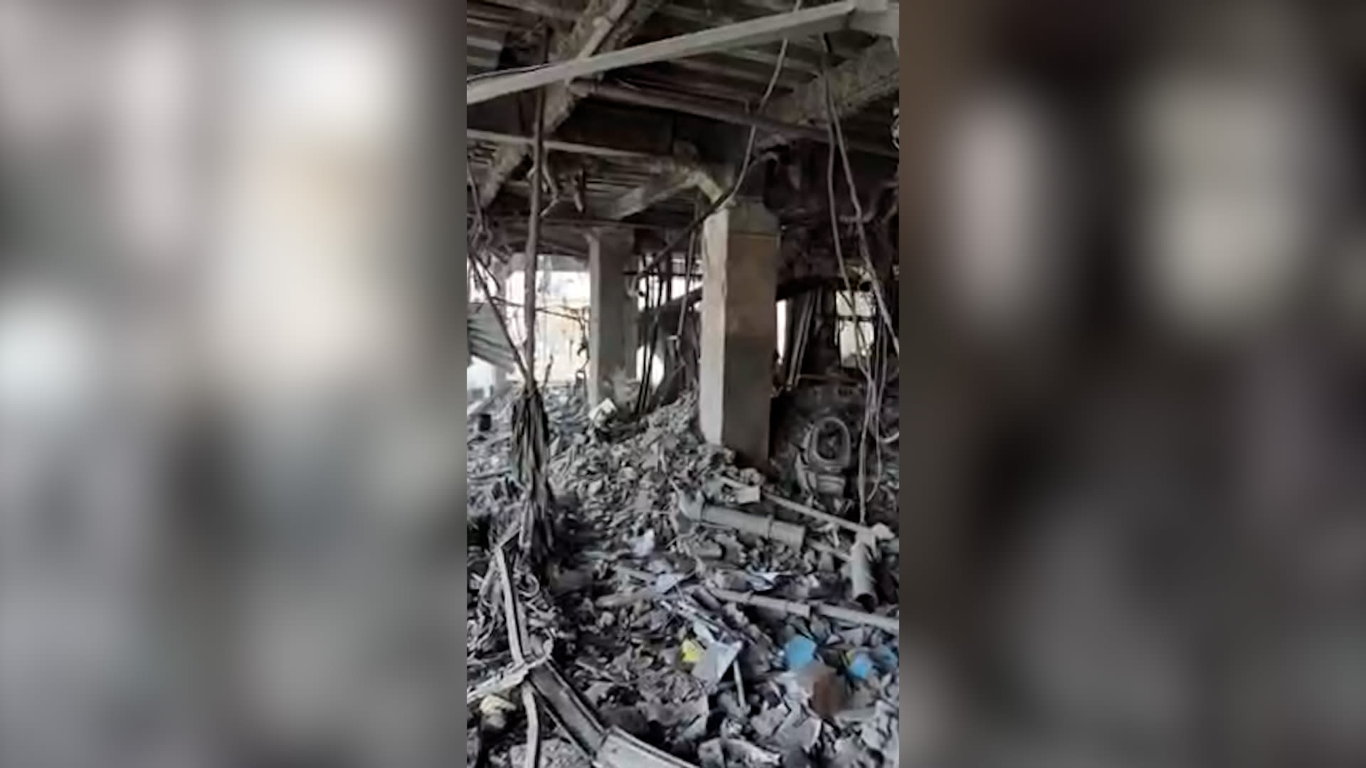 "مدخرات 15 عاما اختفت".. شاهد دمار مدرسة للموسيقى ضربتها غارة بإيران