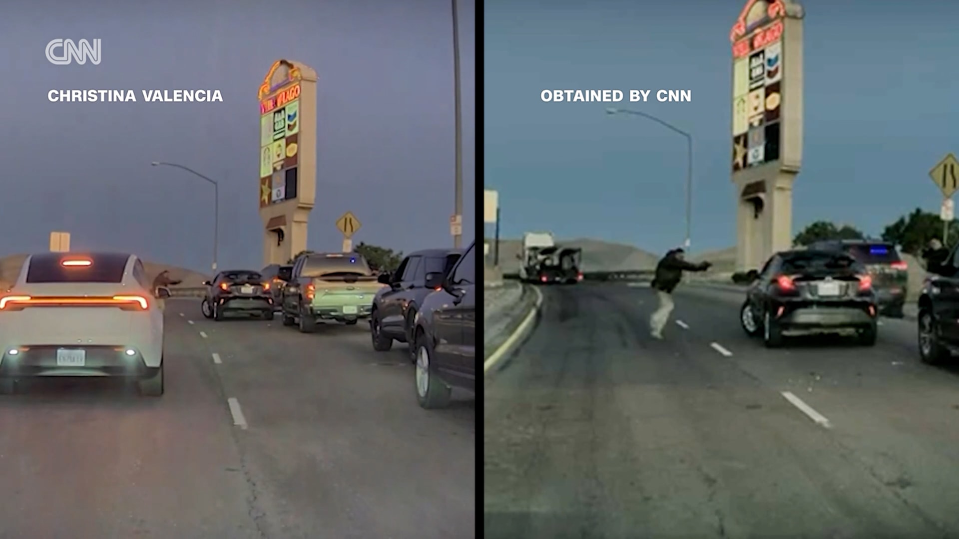 شاهد.. عناصر الهجرة الأمريكية تطلق النار على مشتبه به بعد توقيفه بكاليفورنيا