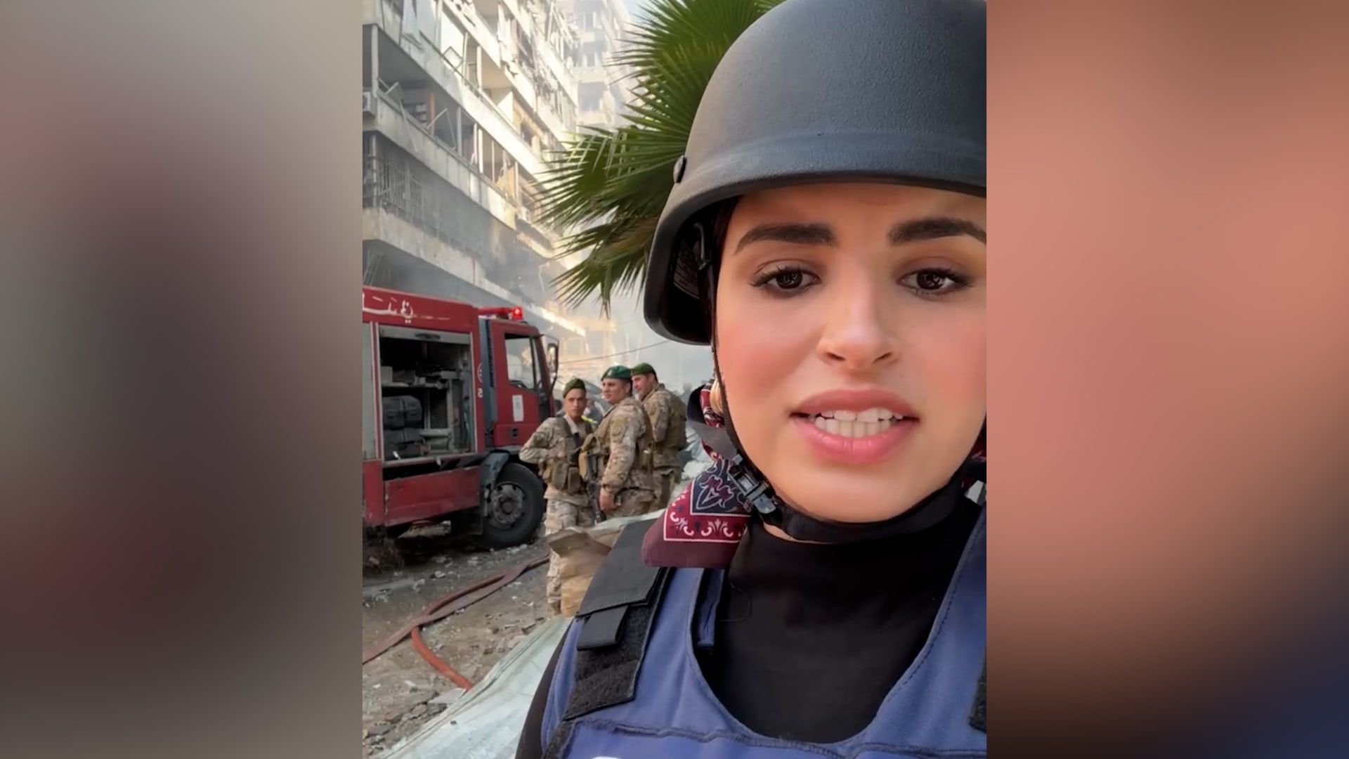 مراسلة CNN ترصد مشاهد الدمار وسط بيروت بعد غارات إسرائلية عنيفة