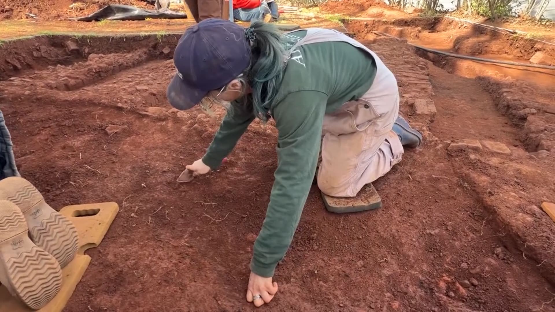 اكتشاف فرن أثري لحرق الطوب في منزل رئيس أمريكي سابق