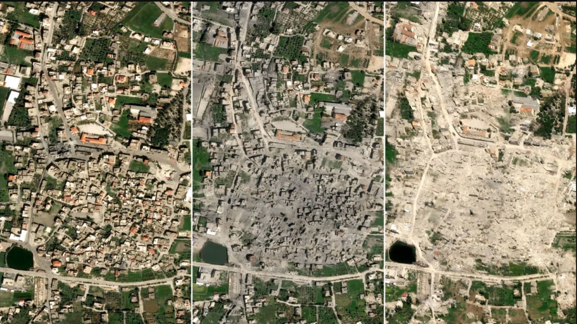 على غرار غزة.. صور الأقمار الصناعية ترصد حجم الدمار الإسرائيلي في لبنان