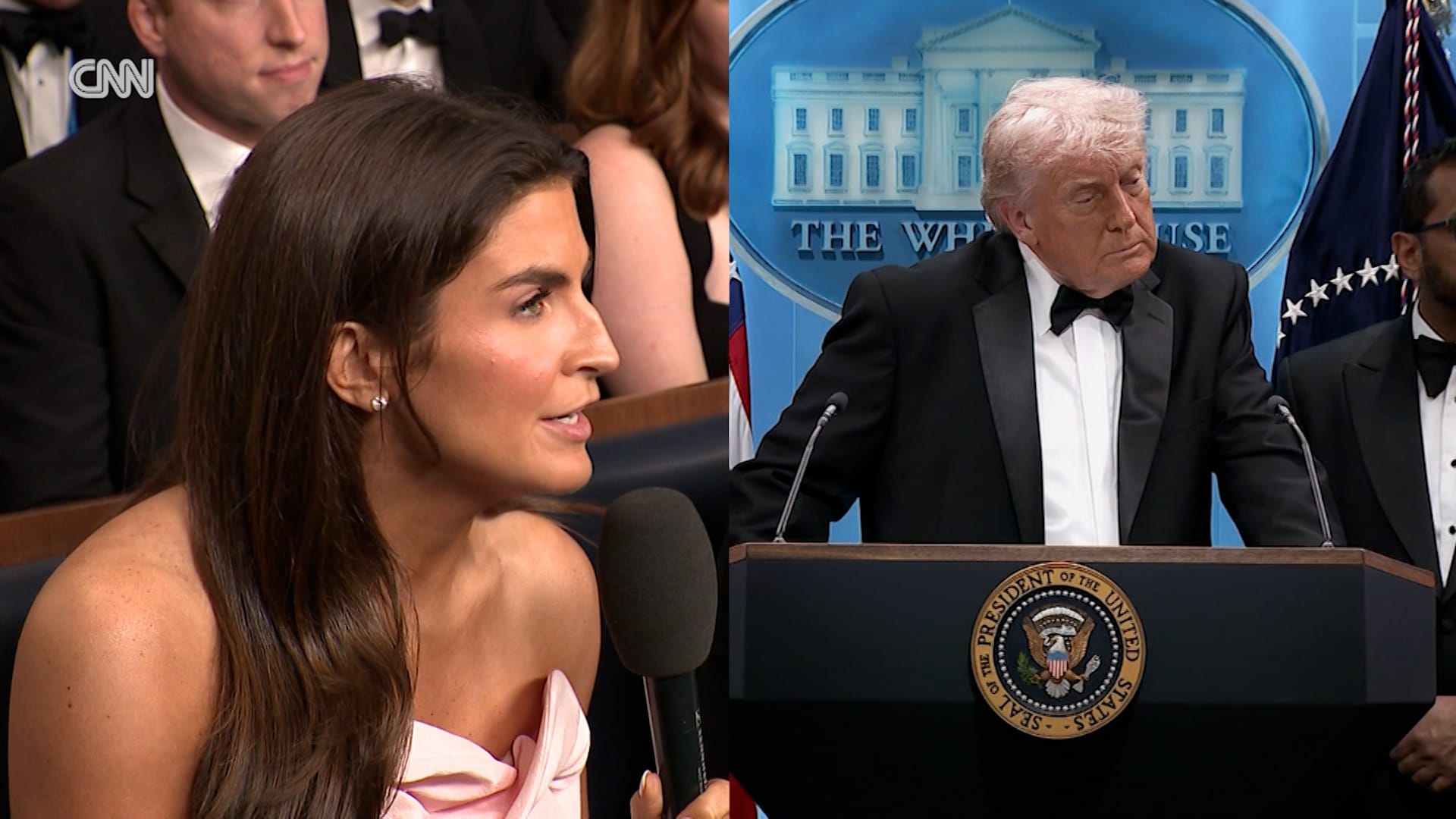 "هل كنت على علم بأي تهديد؟".. شاهد كيف أجاب ترامب مراسلة CNN