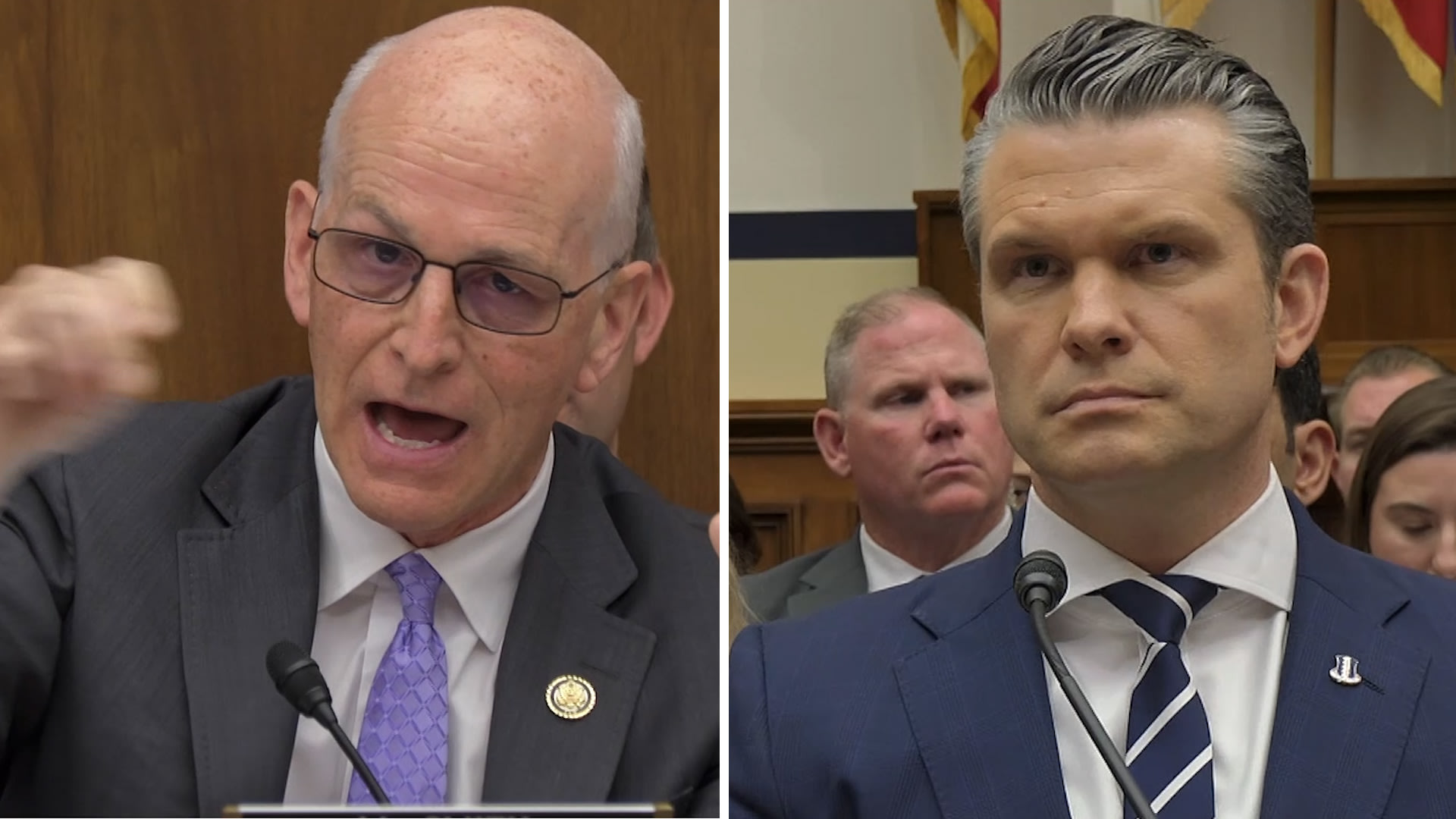 سجال حاد.. مشرّع يضغط على هيغسيث بشأن القدرات النووية الإيرانية وتبرير بدء الحرب