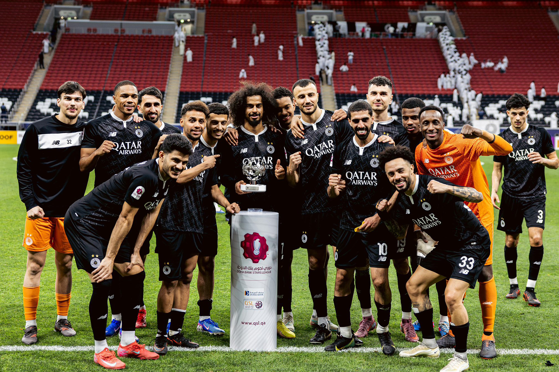 السد يتوج بطلا لدوري نجوم قطر