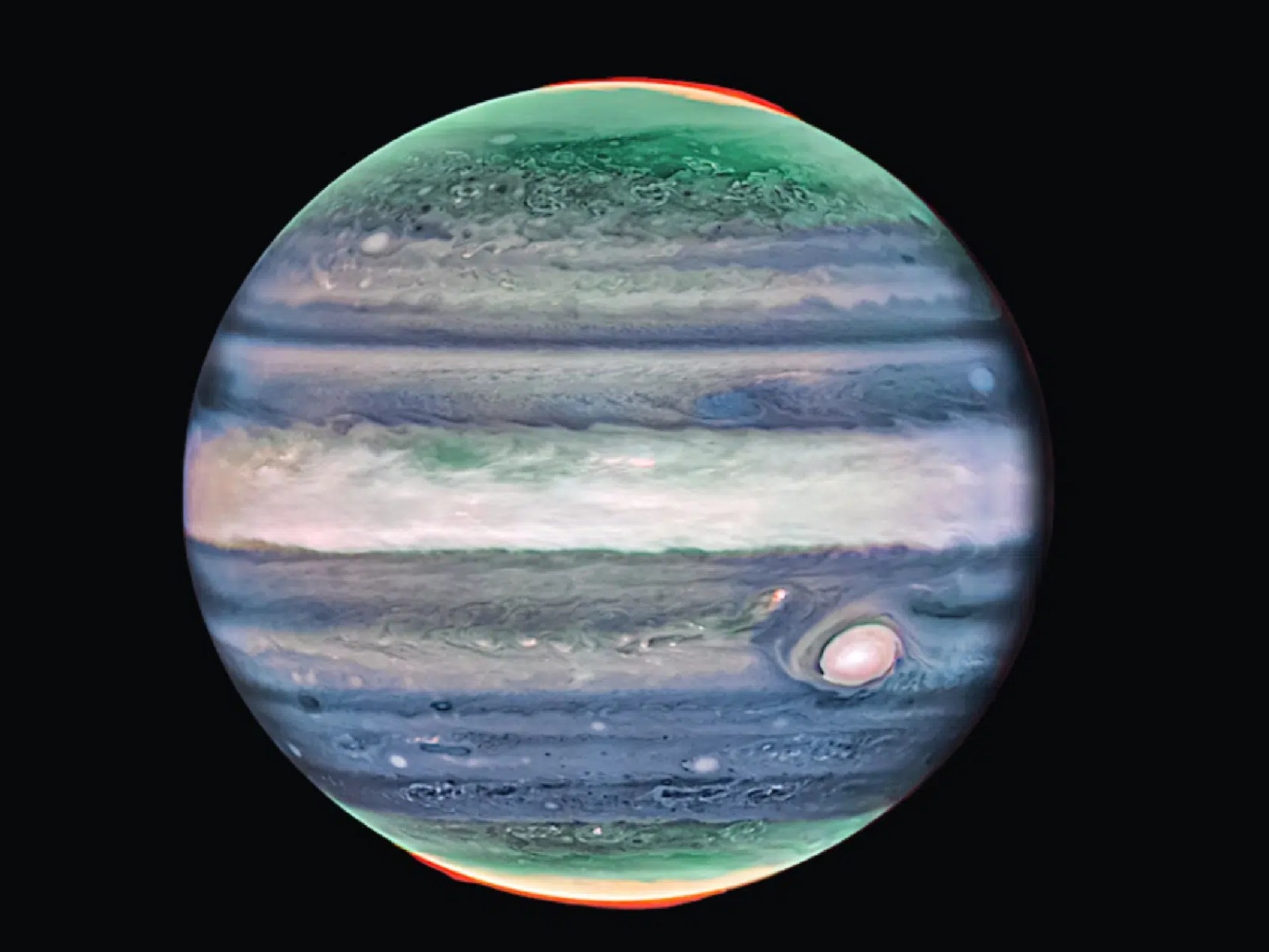 صور استثنائية للغلاف الجوي العلوي للمشتري تقود إلى تعريف جديد