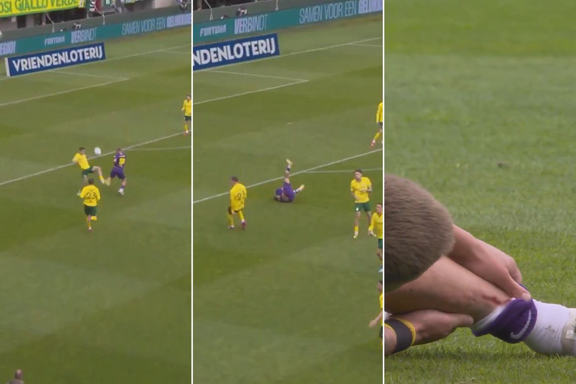 إصابة مروعة في الدوري الهولندي وتجاهل الحكم يثير الجدل