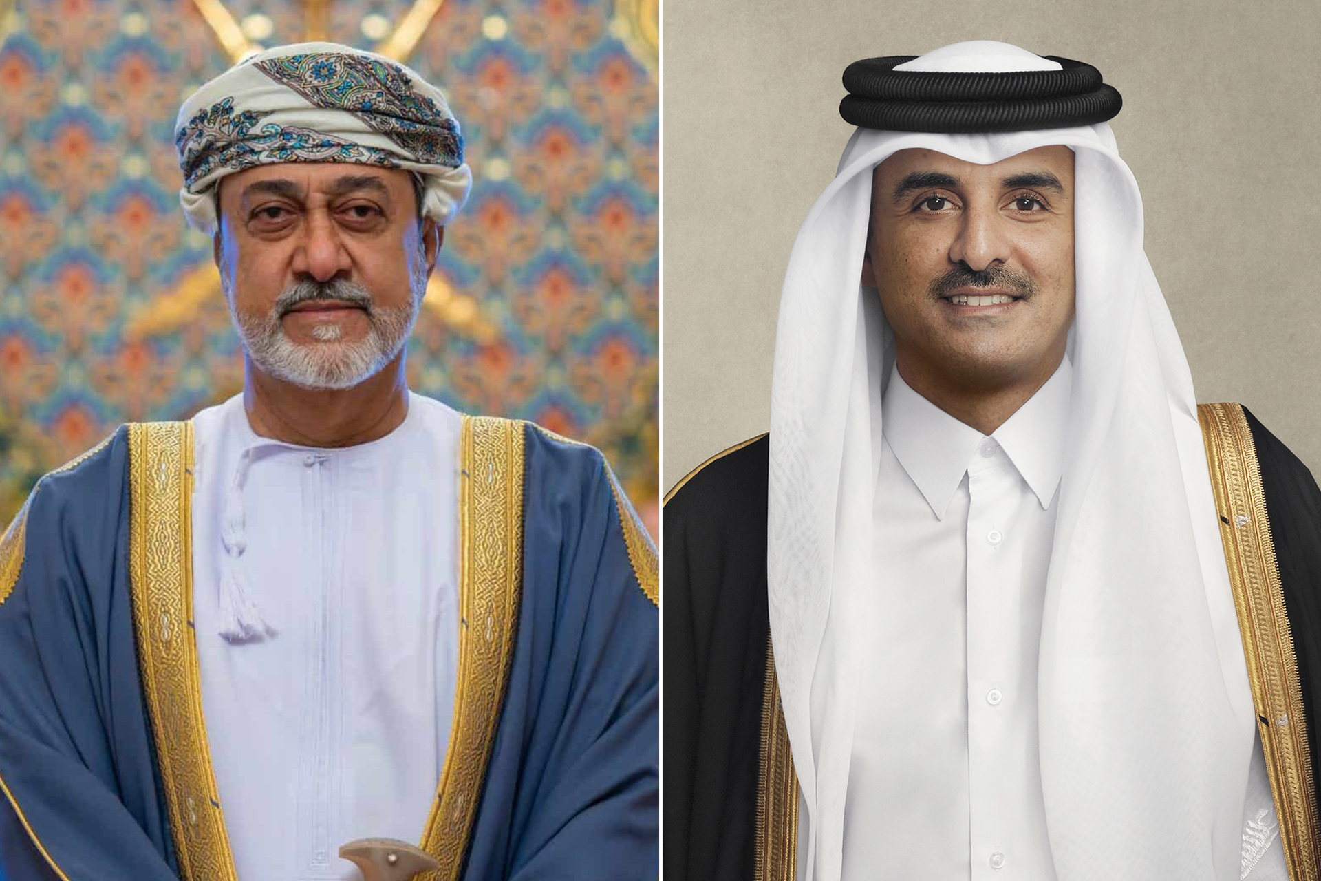 أمير قطر يبحث مع سلطان عُمان التطورات الإقليمية والدولية