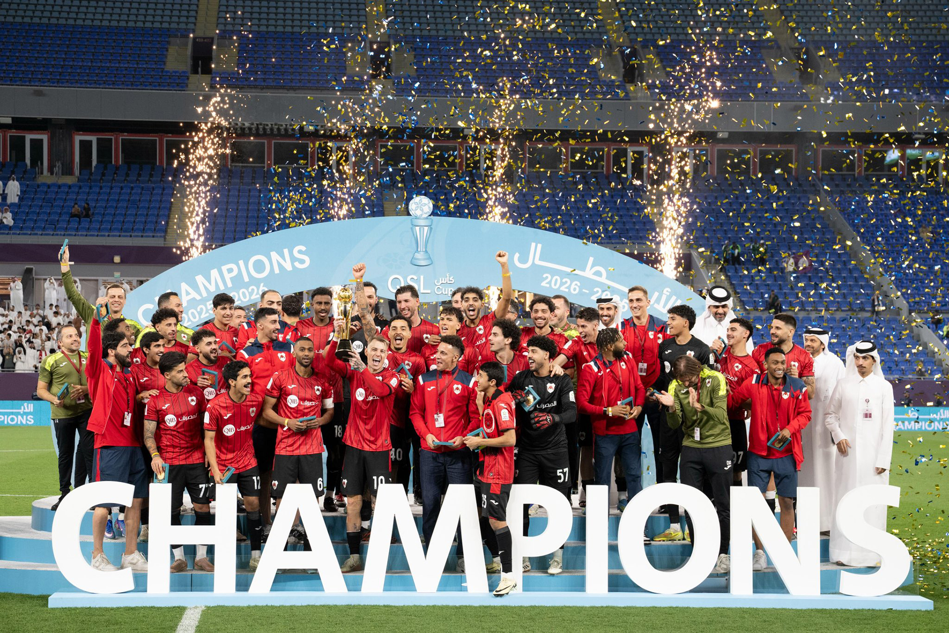 شاهد.. الريان يتوج بكأس رابطة الأندية القطرية
