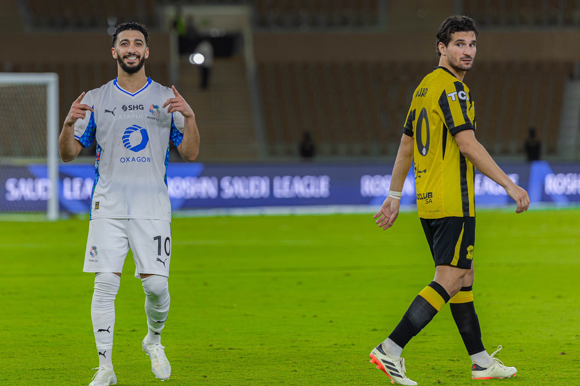 شاهد.. نيوم يقتنص الفوز من الاتحاد في الدوري السعودي