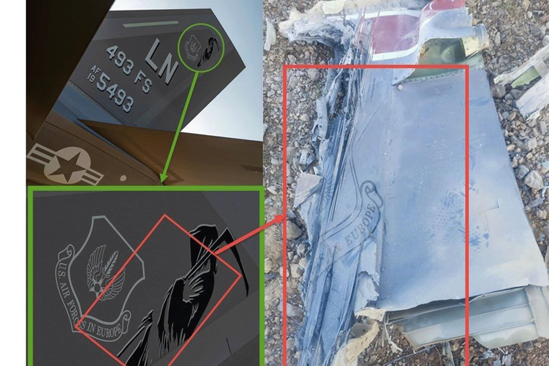 بالصور.. إيران تعلن إسقاط مقاتلة "إف-35" وترجّح مقتل قائدها