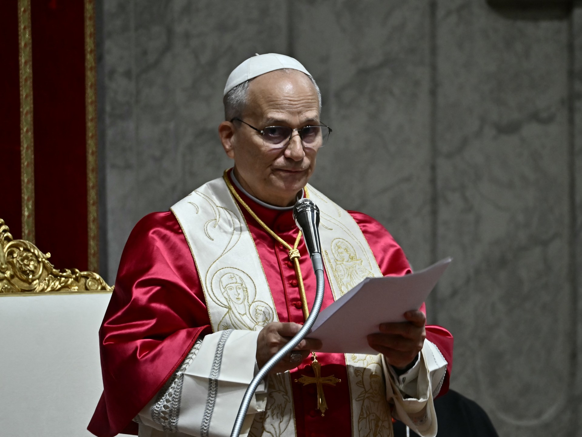 بابا الفاتيكان لقادة العالم: كفى استعراضا للقوة كفى حربا