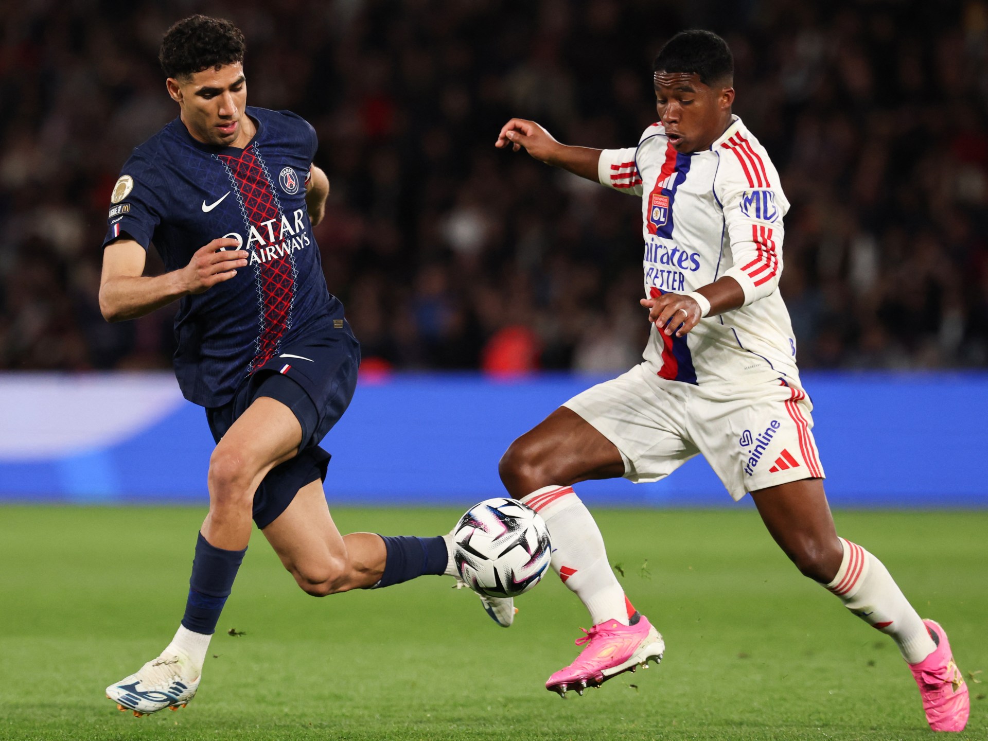 رسالة حازمة من حكيمي لإندريك بعد موقعة ليون وسان جيرمان