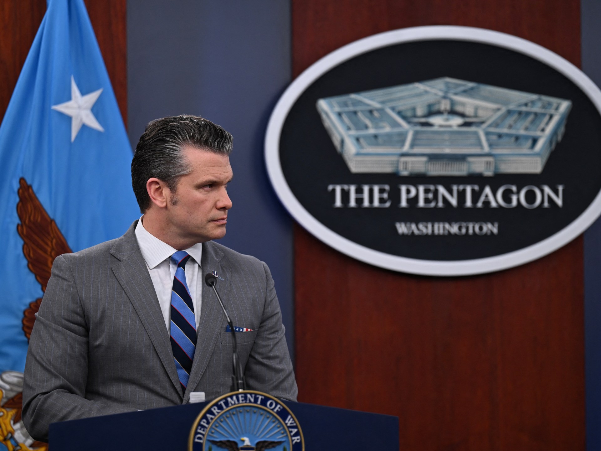 هيغسيث: بحرية إيران في قاع الخليج وحصارنا يتسع لخنق طهران عالميا