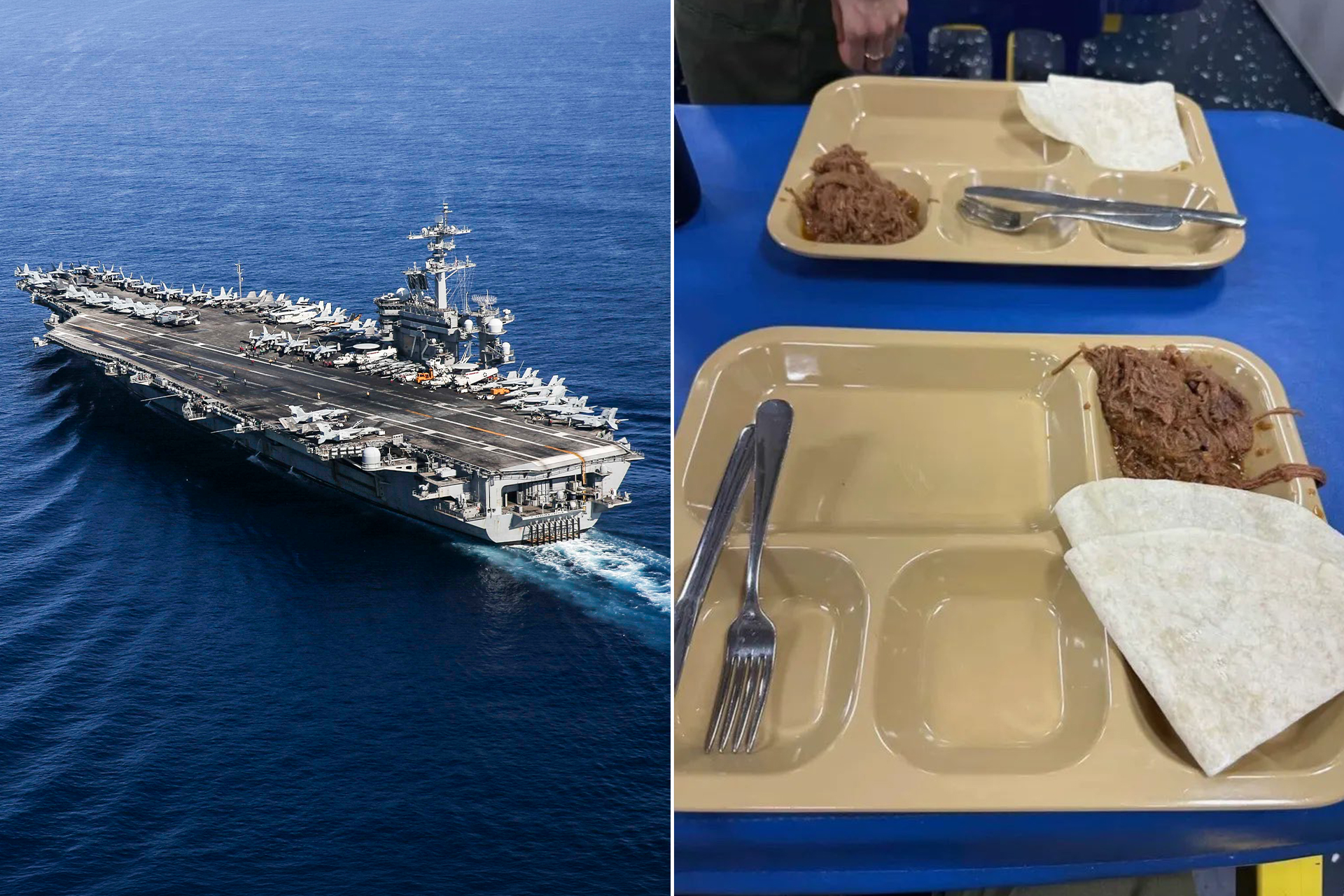 هل يواجه البحارة الأمريكيون أزمة طعام حقيقية قرب إيران؟