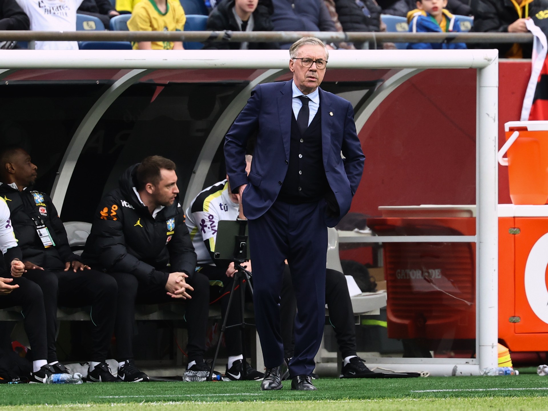 إصابات النجوم تربك أنشيلوتي مدرب البرازيل قبل كأس العالم