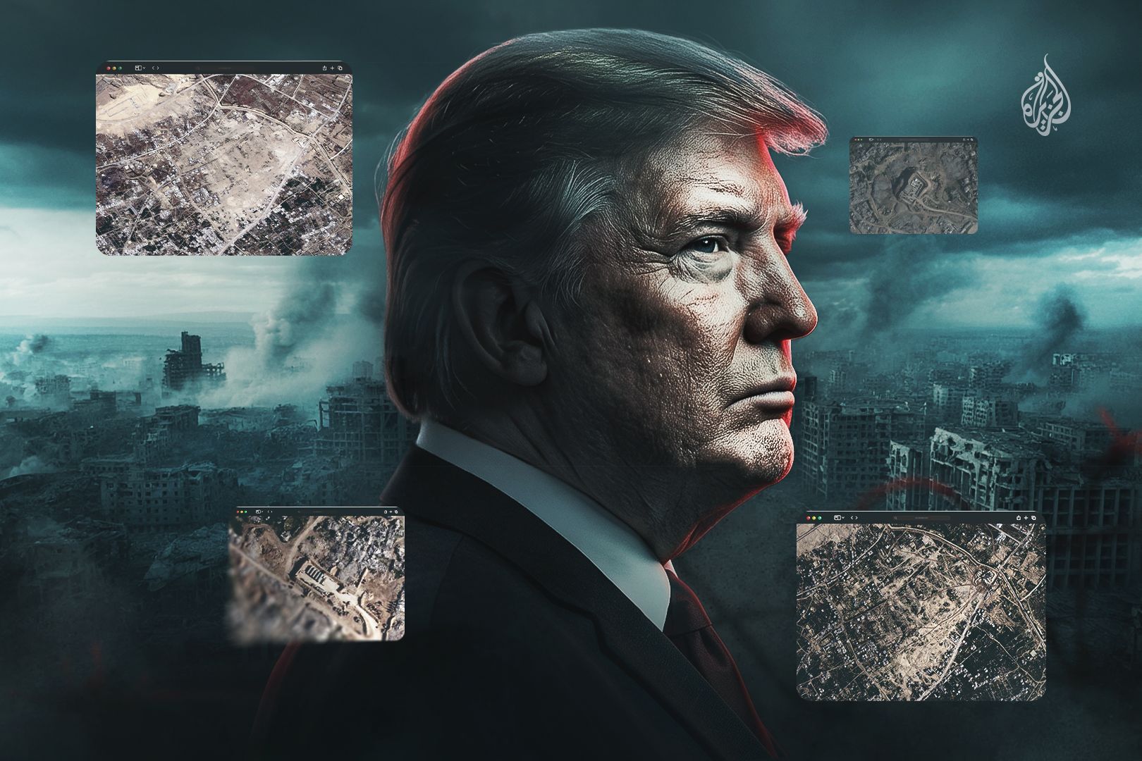 "كل ما تبقى هو الرمل".. الأقمار الصناعية تكذب ترمب وتفضح "الاحتلال الدائم" في غزة